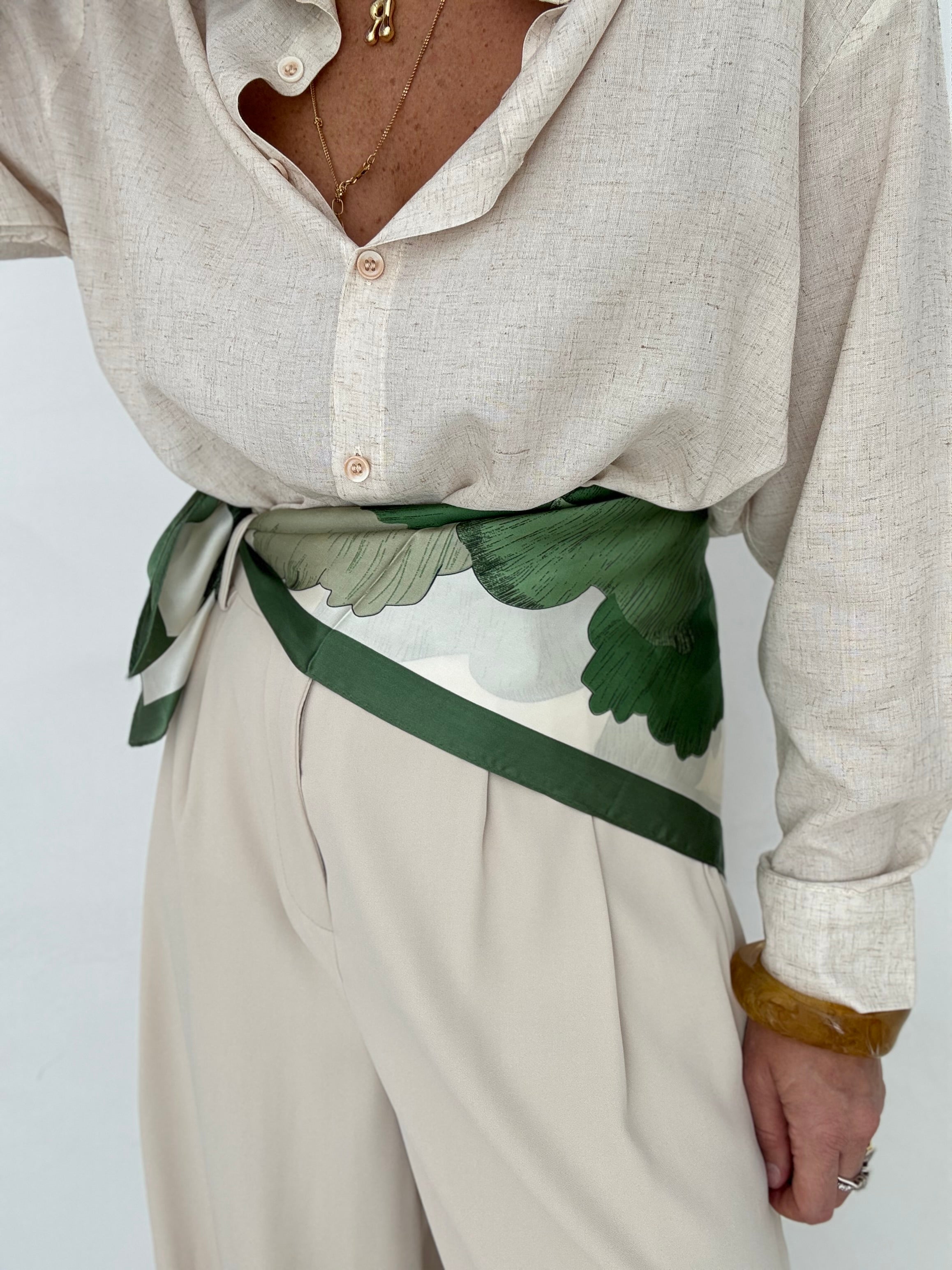 Foulard ‘FANTASIA FIORI’ Verde