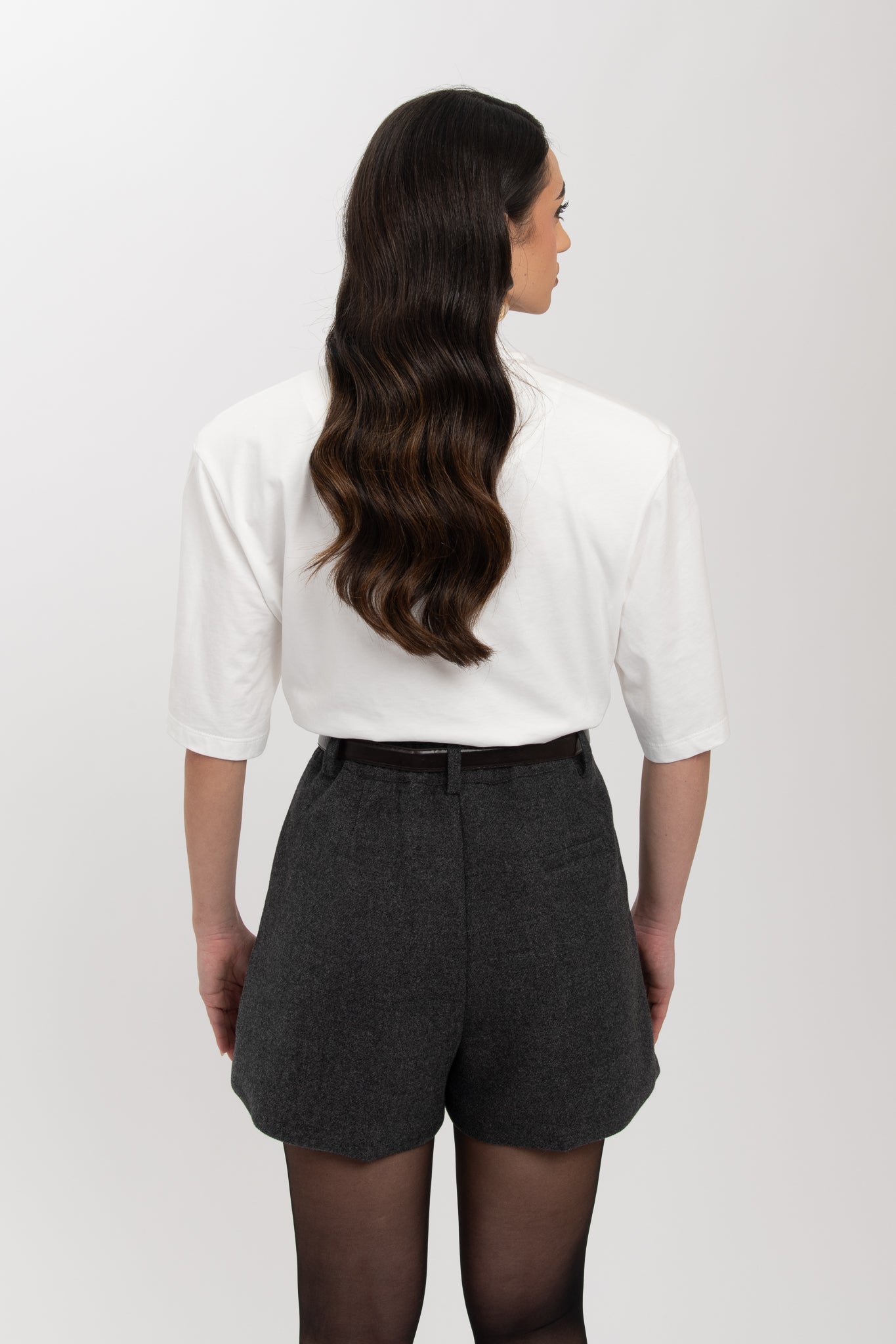 Pantaloncino ‘TESSUTO CAPPOTTO’ Grigio