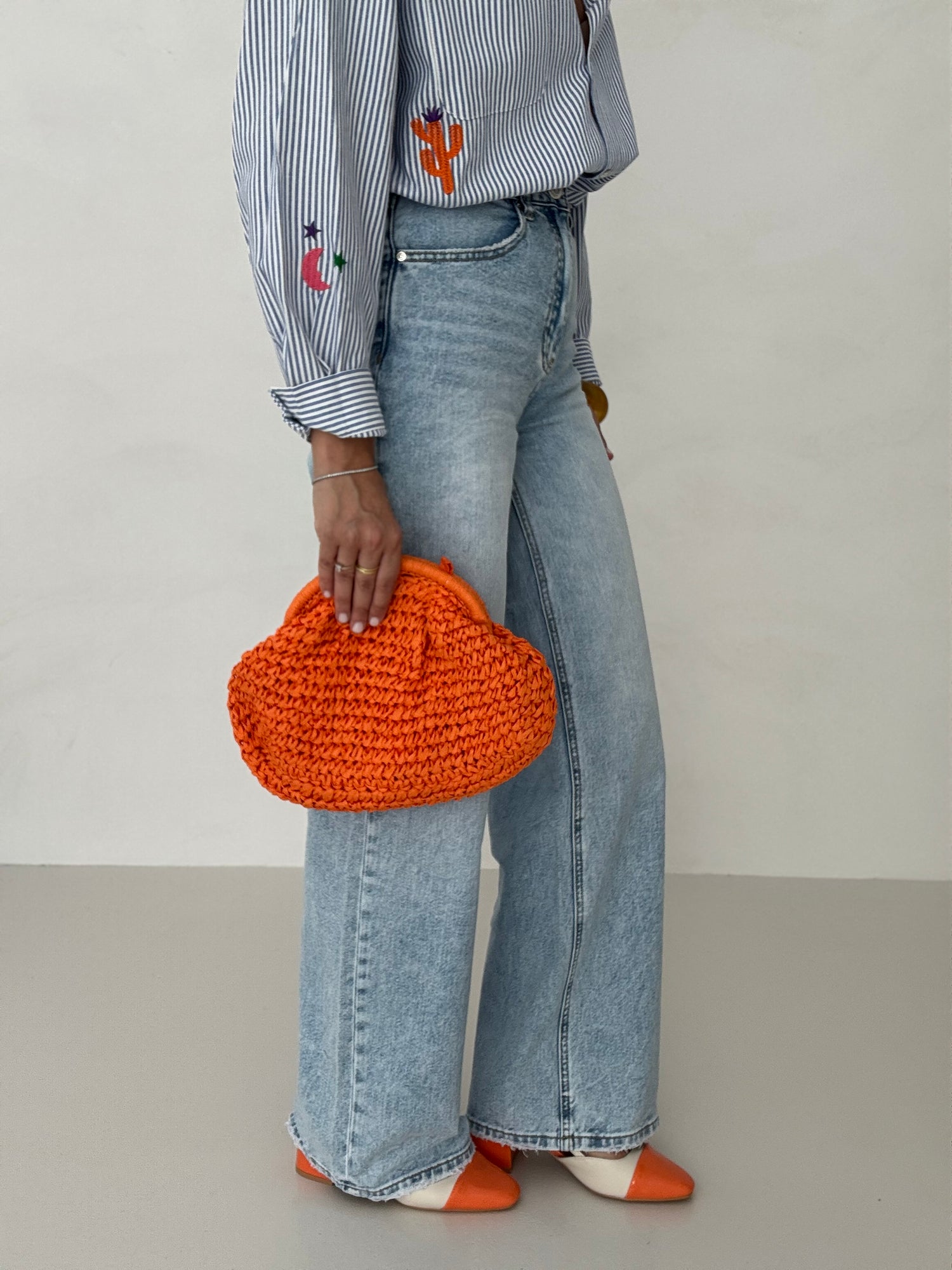 Jeans ‘TELA RIGIDA’ Denim Chiaro