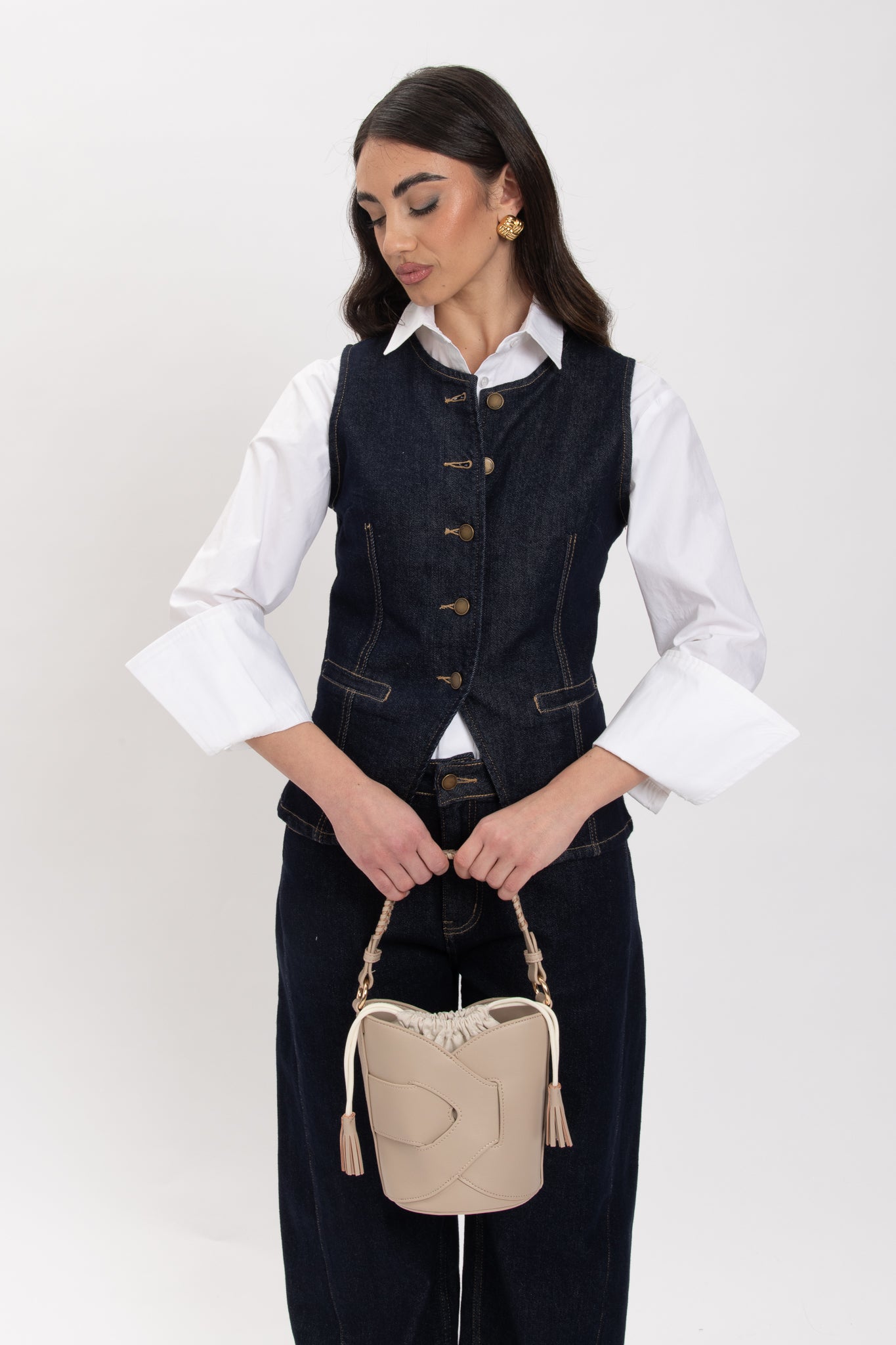 Gilet ‘IN DENIM’  Lavaggio Zero