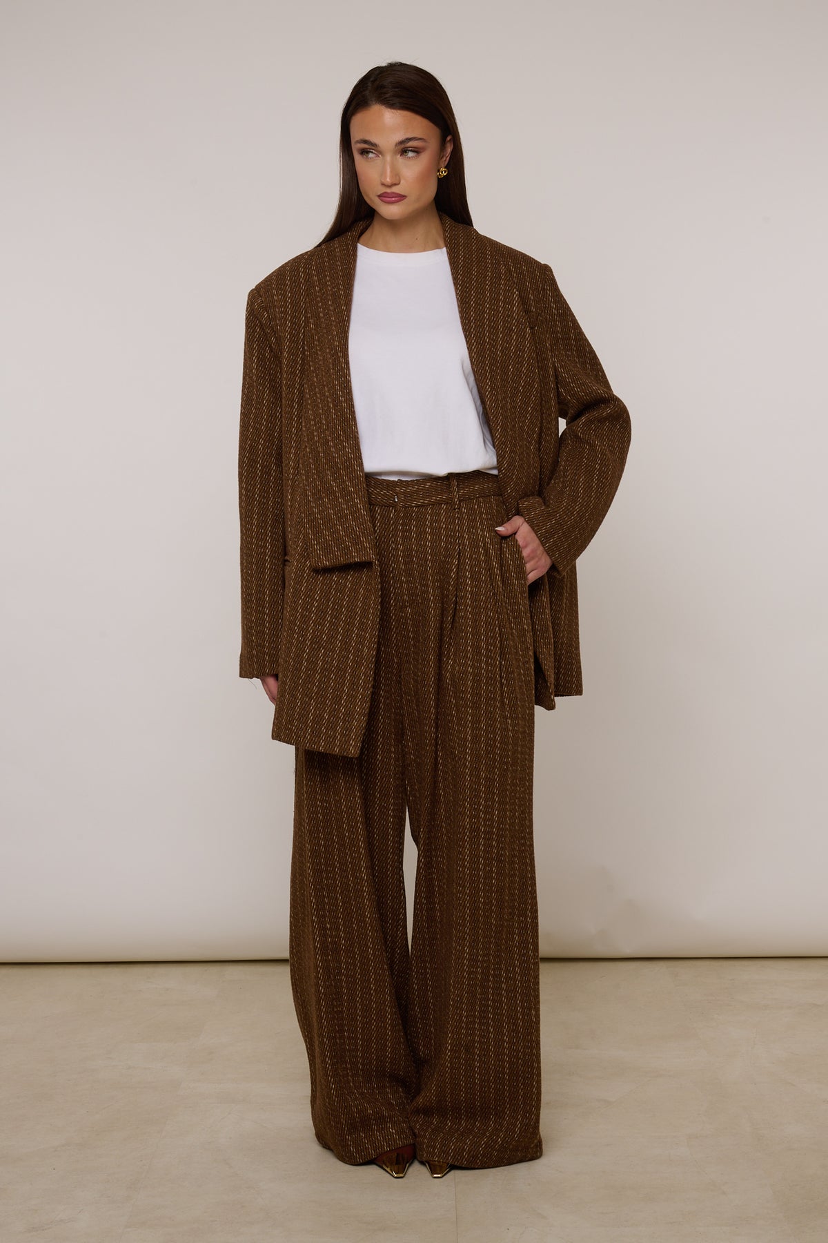 Pantalone ‘30% LANA’ By Lumina Camel