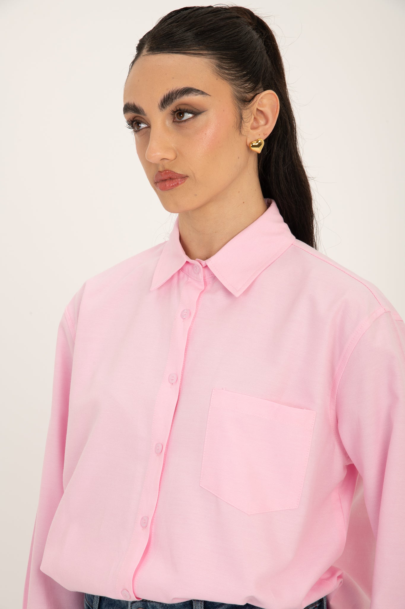 Camicia ‘BASIC 65%COTONE’ Rosa