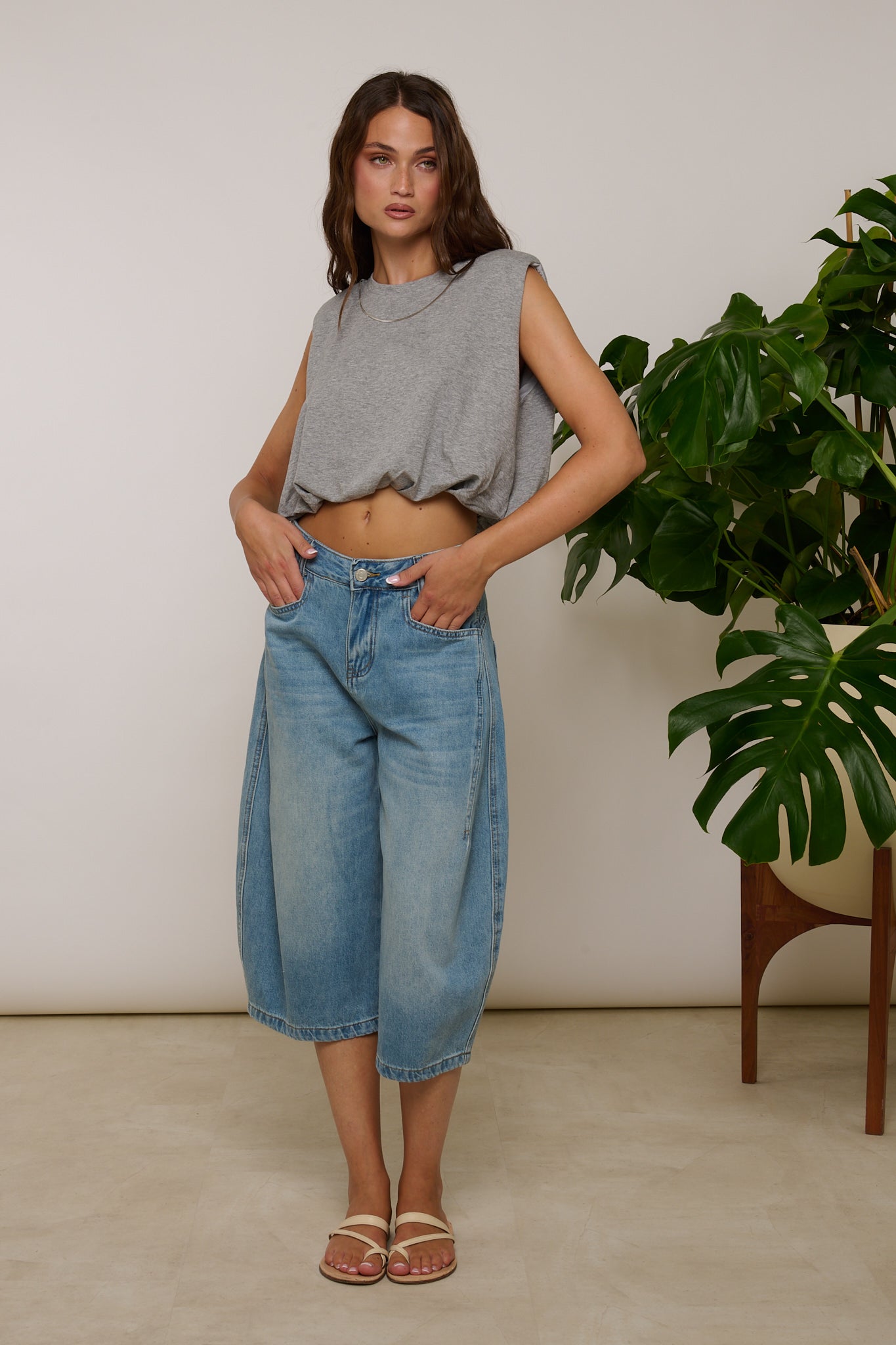 Bermuda ‘BASIC’ Denim Chiaro