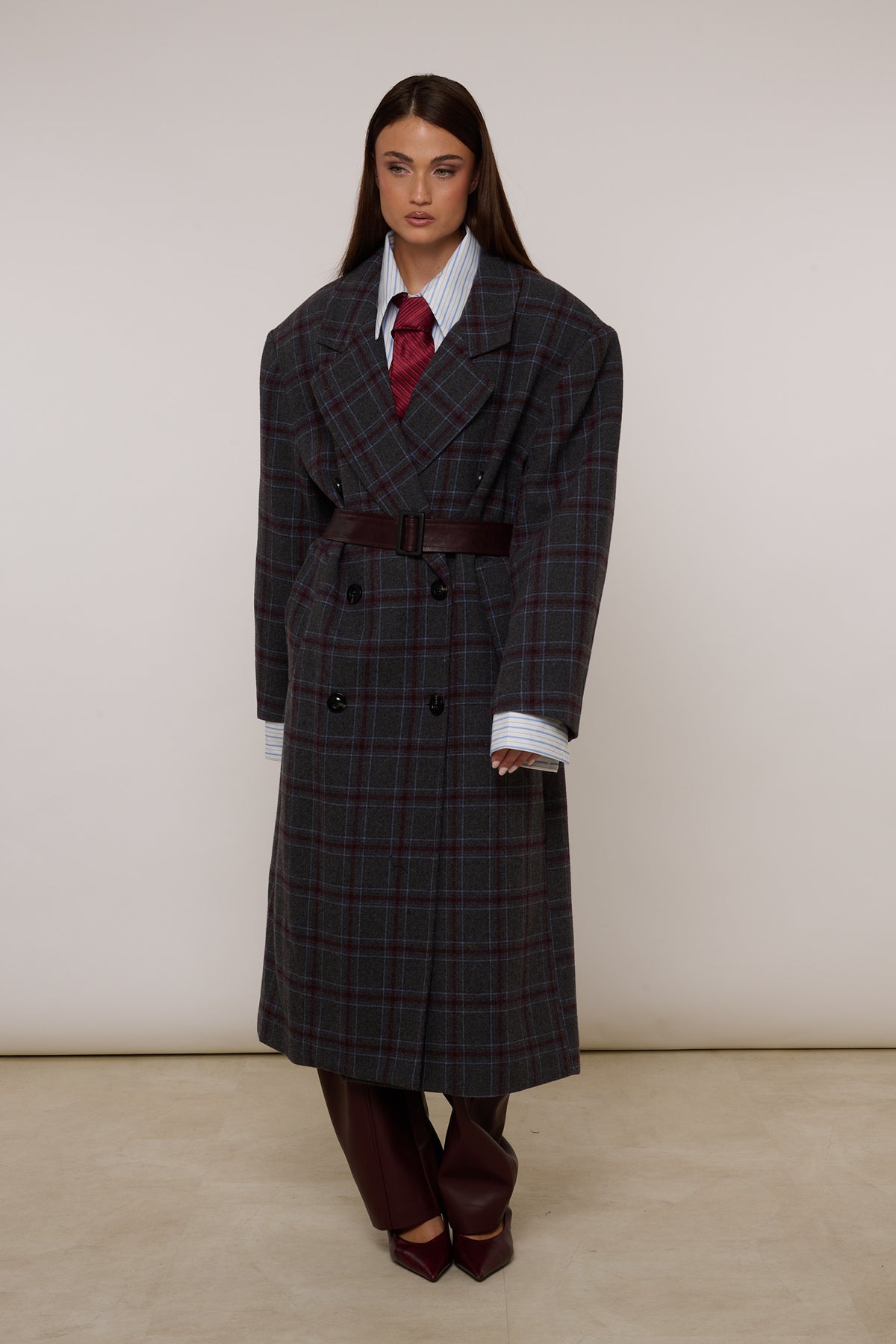 Cappotto ‘QUADRONI’ By Lumina