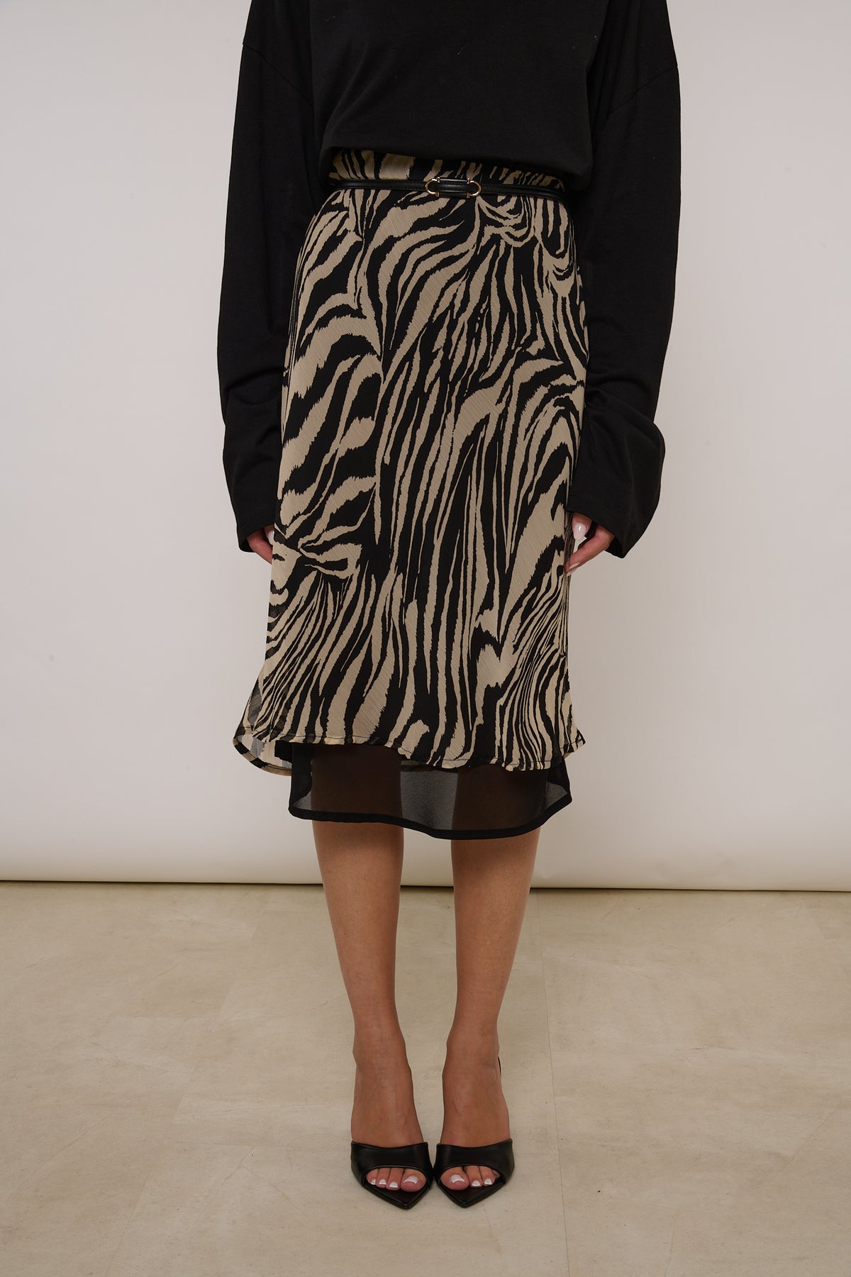 Gonna Midi ‘CHIFFON’ By Lumina Zebrata
