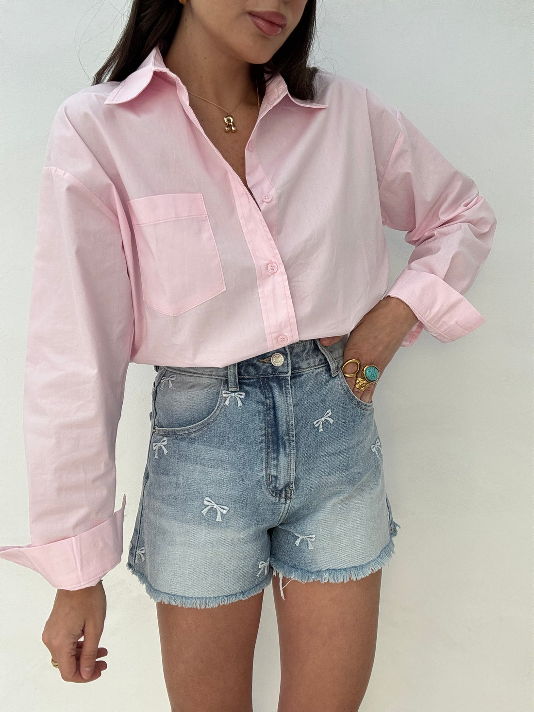 Camicia ‘TASCHINO’ 100% COTONE Rosa