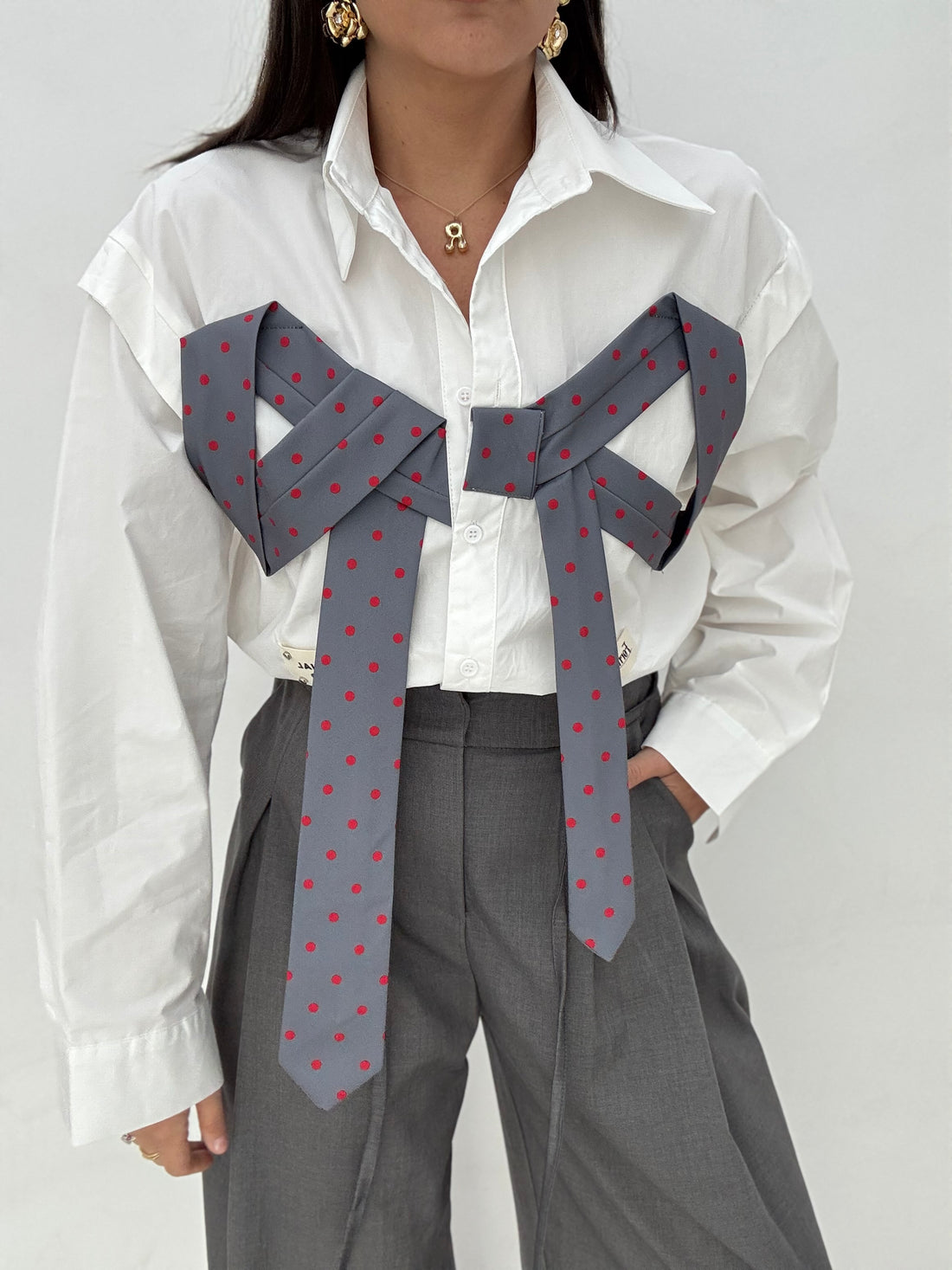 Camicia ‘CRAVATTA’ Bianca