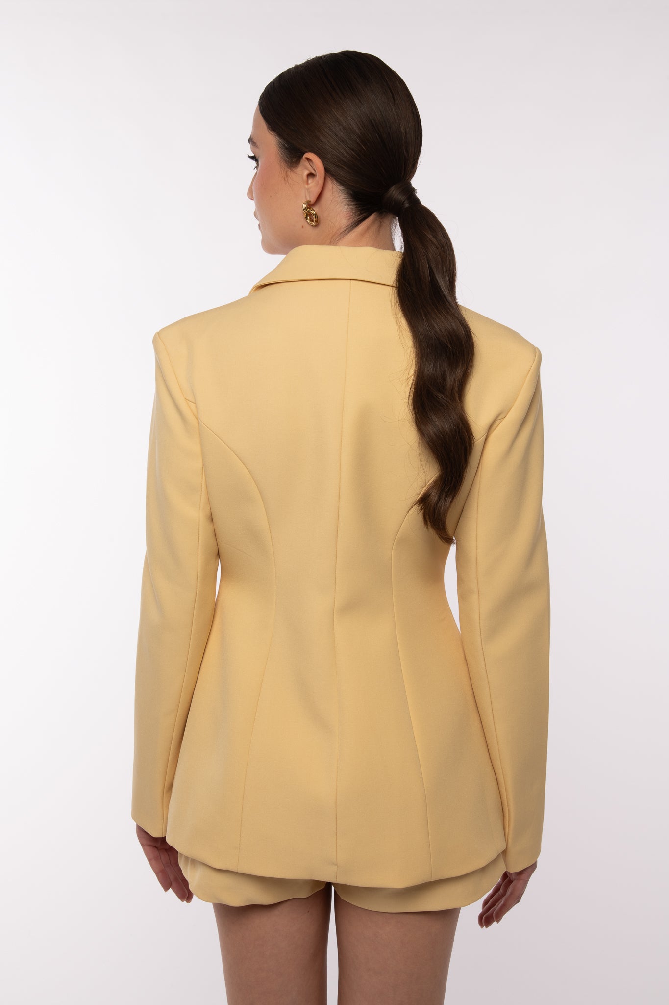 Coordinato avvitato ‘BOTTONI ORO’ Giallo Burro