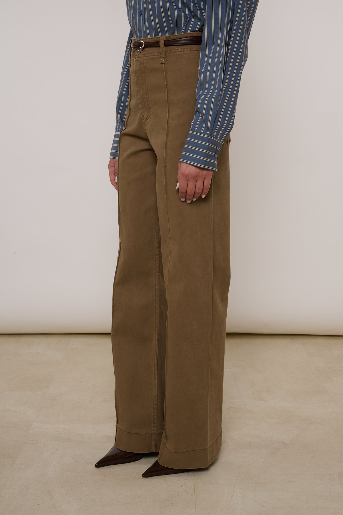 Jeans ‘CUCITURE CENTRALI’ Fango