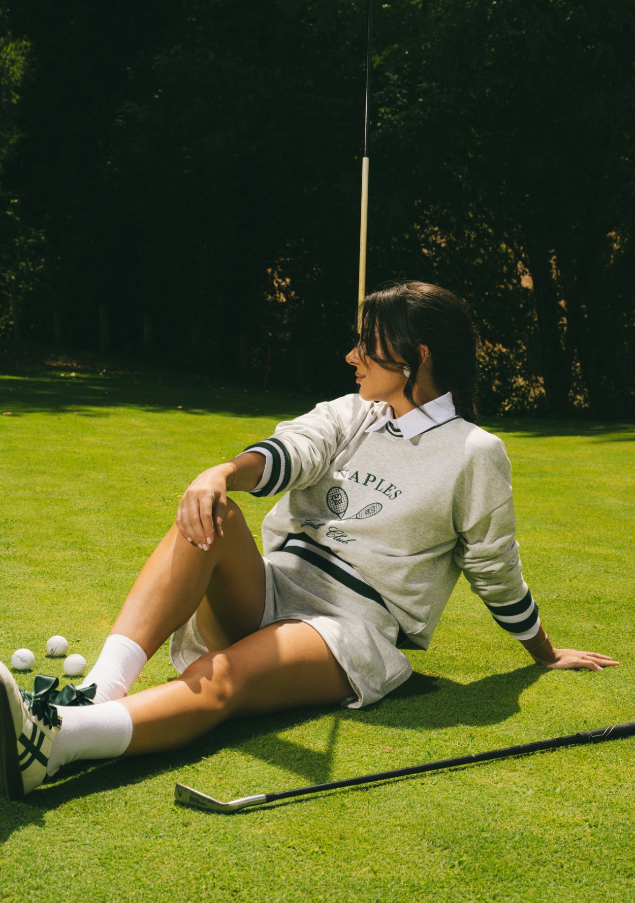 Coordinato ‘GIRLS CLUB’ 3&33 Grigio