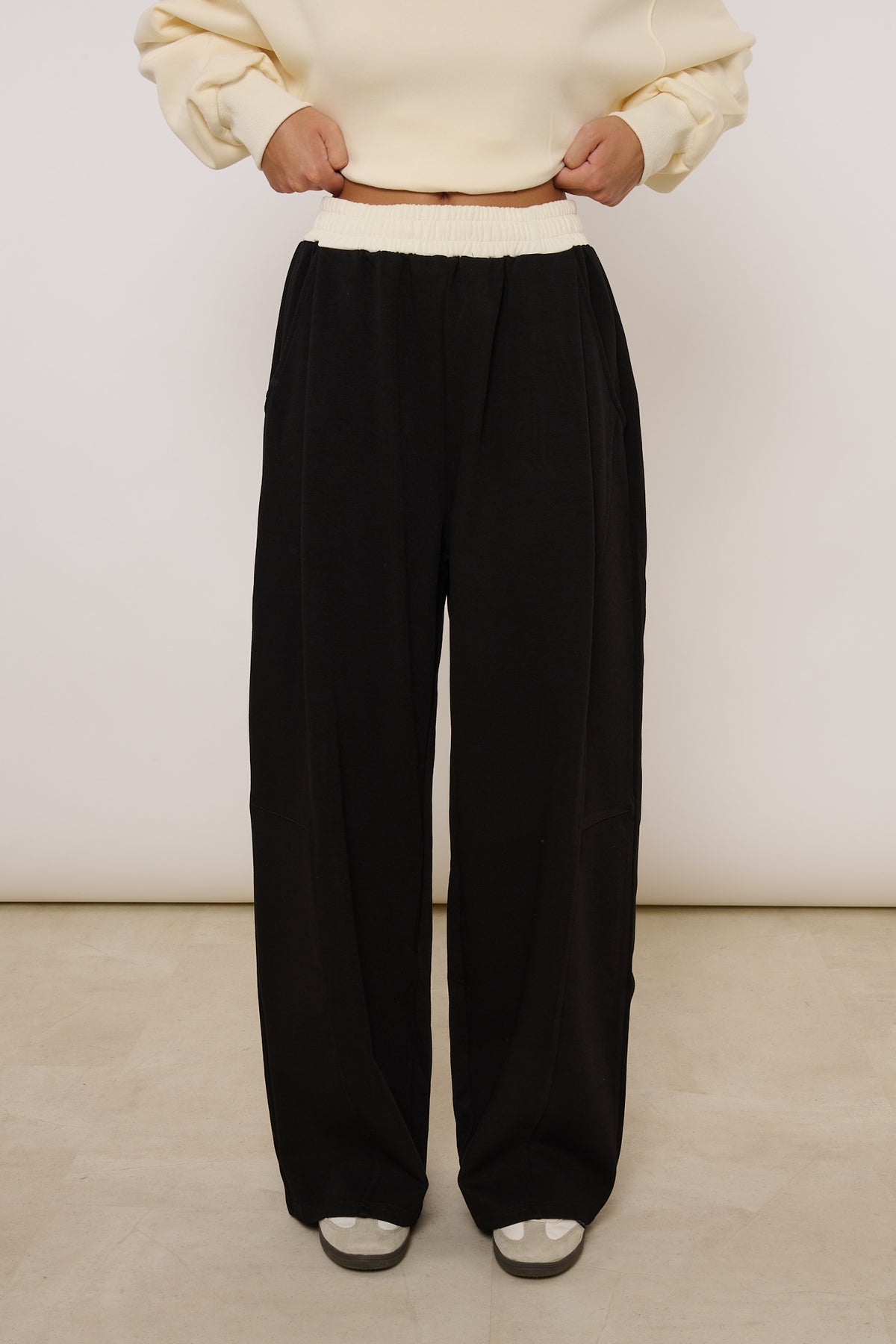 Pantalone Tuta ‘47%COTONE’ Nero