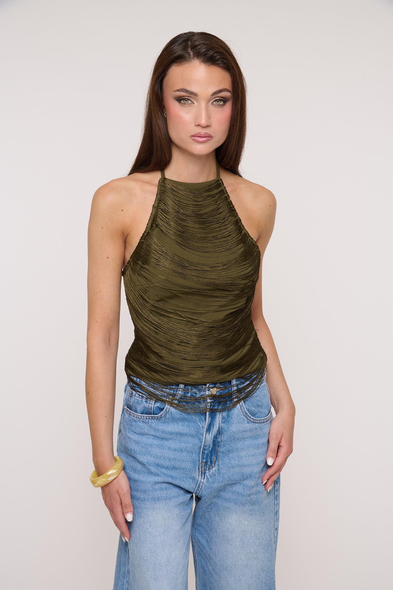 Top ‘FRANGE’ Verde