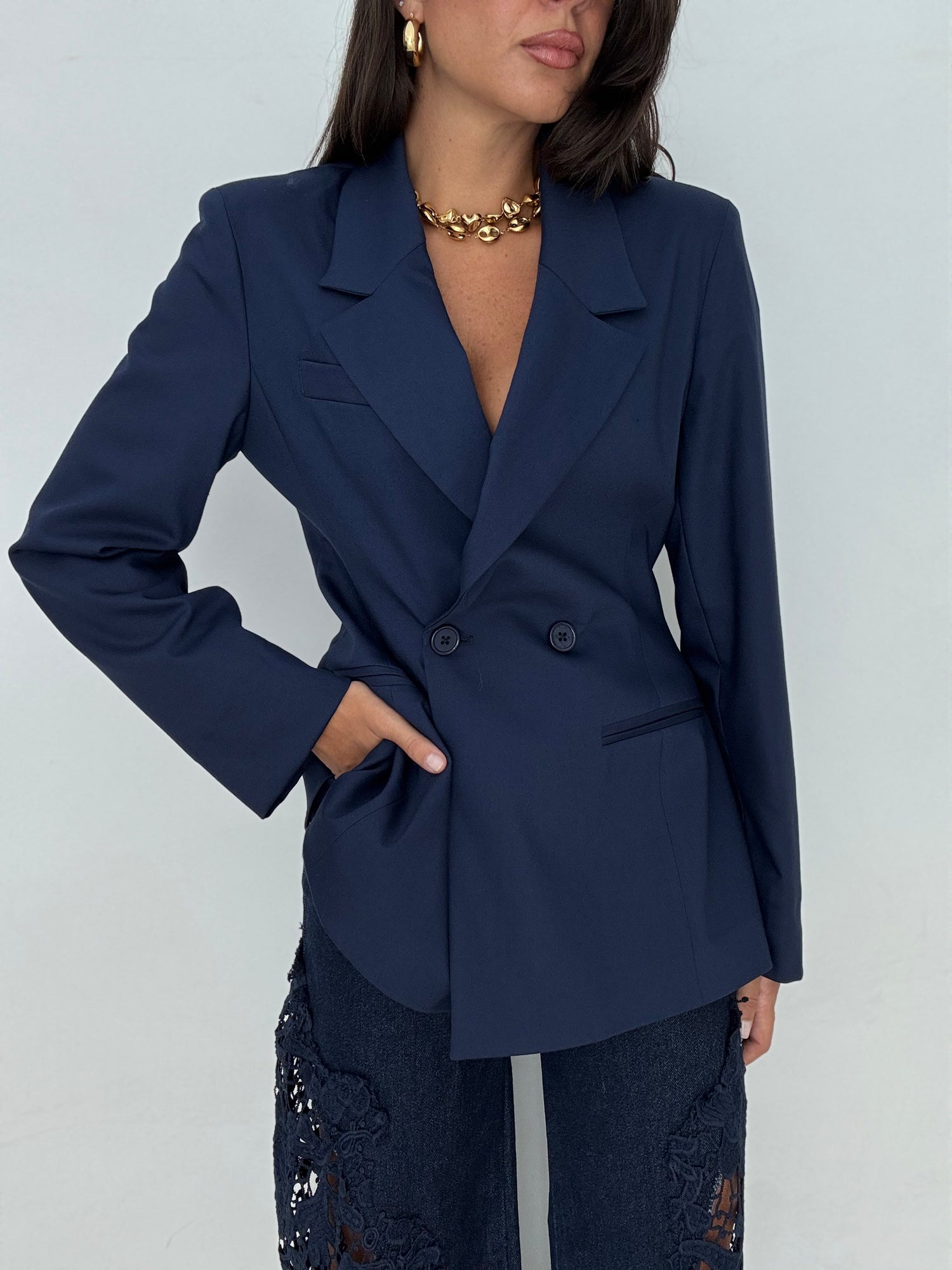 Blazer ‘BASIC’ 3&33 Blu Notte