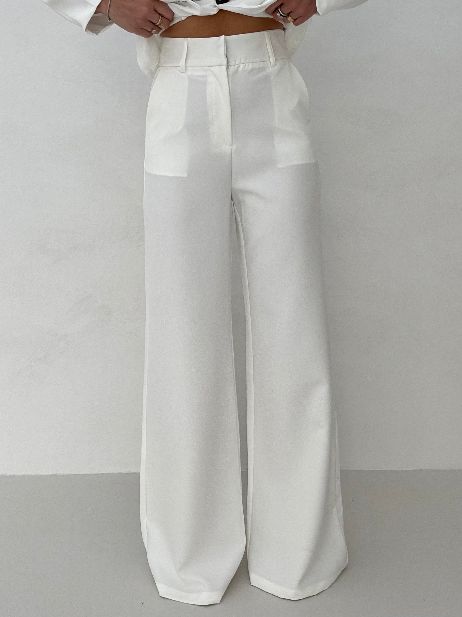Pantalone palazzo ‘BEST SELLER’ Bianco