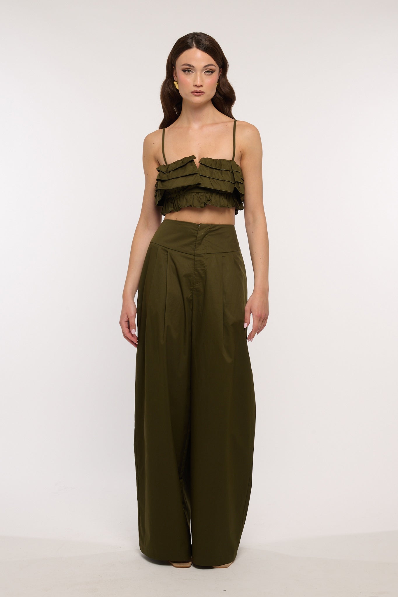 Pantalone ‘VITA ALTA’ By Lumina Verde Militare