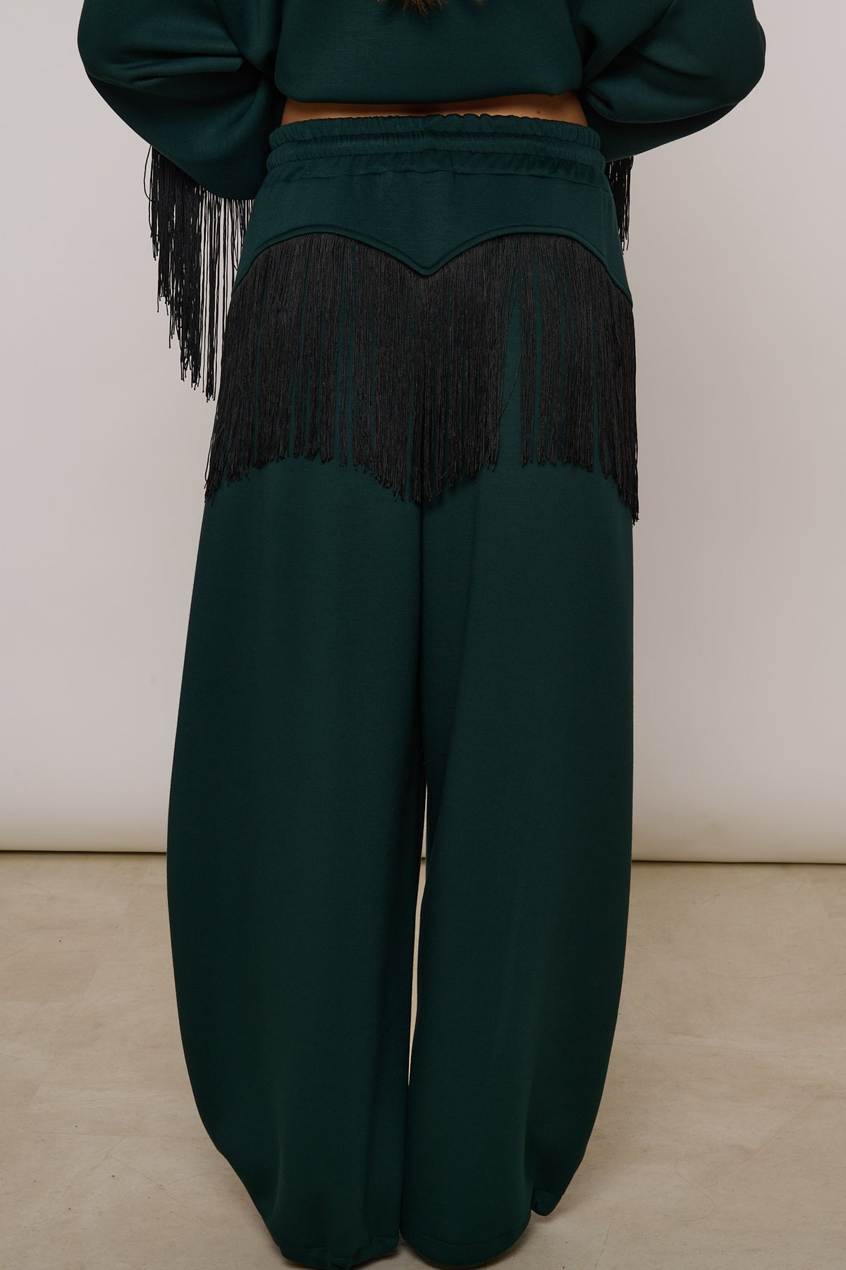 Pantalone ‘FRANGE’ By Lumina Verde Petrolio