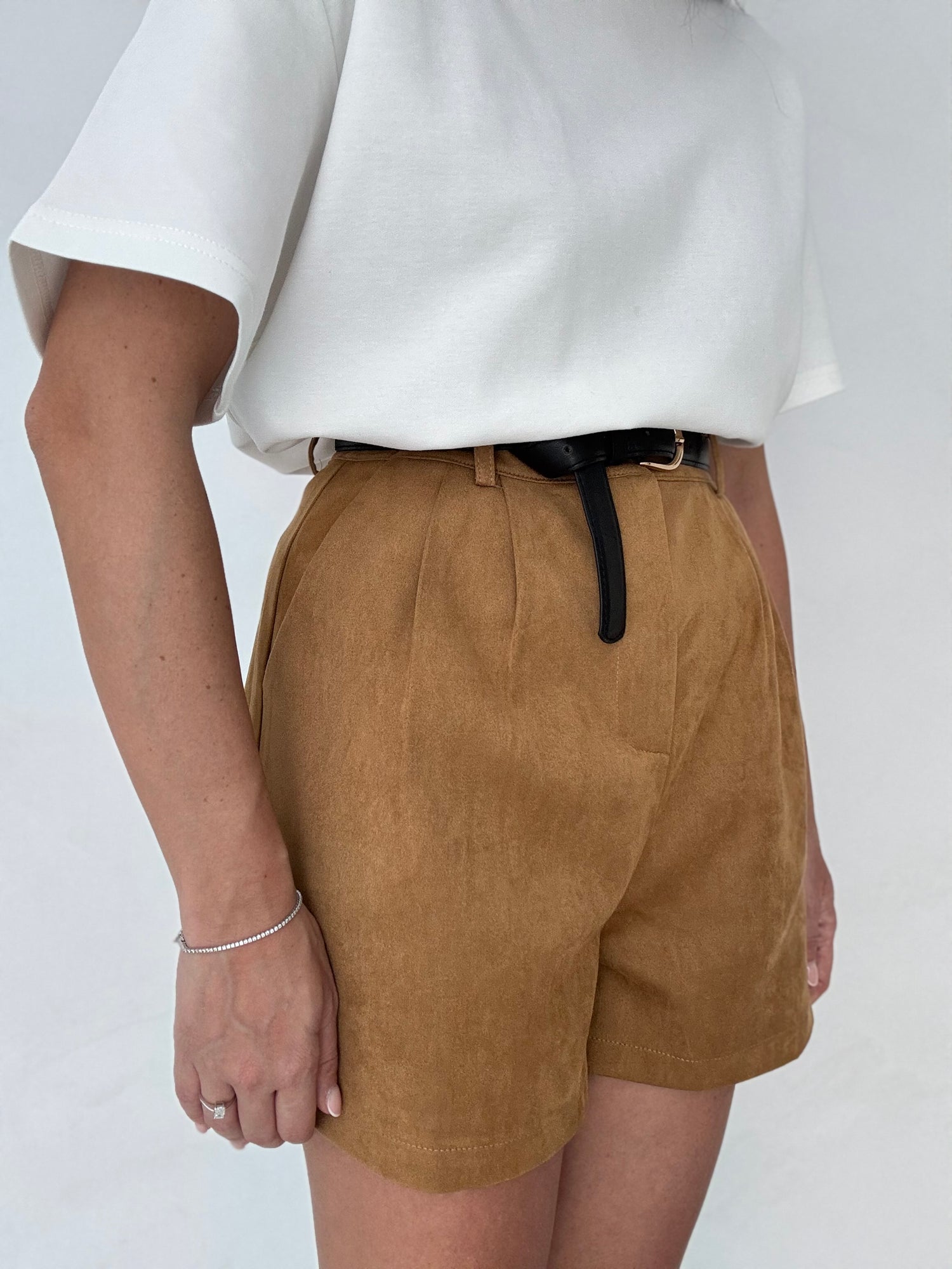 Pantaloncino ‘IN SUEDE’ Camel