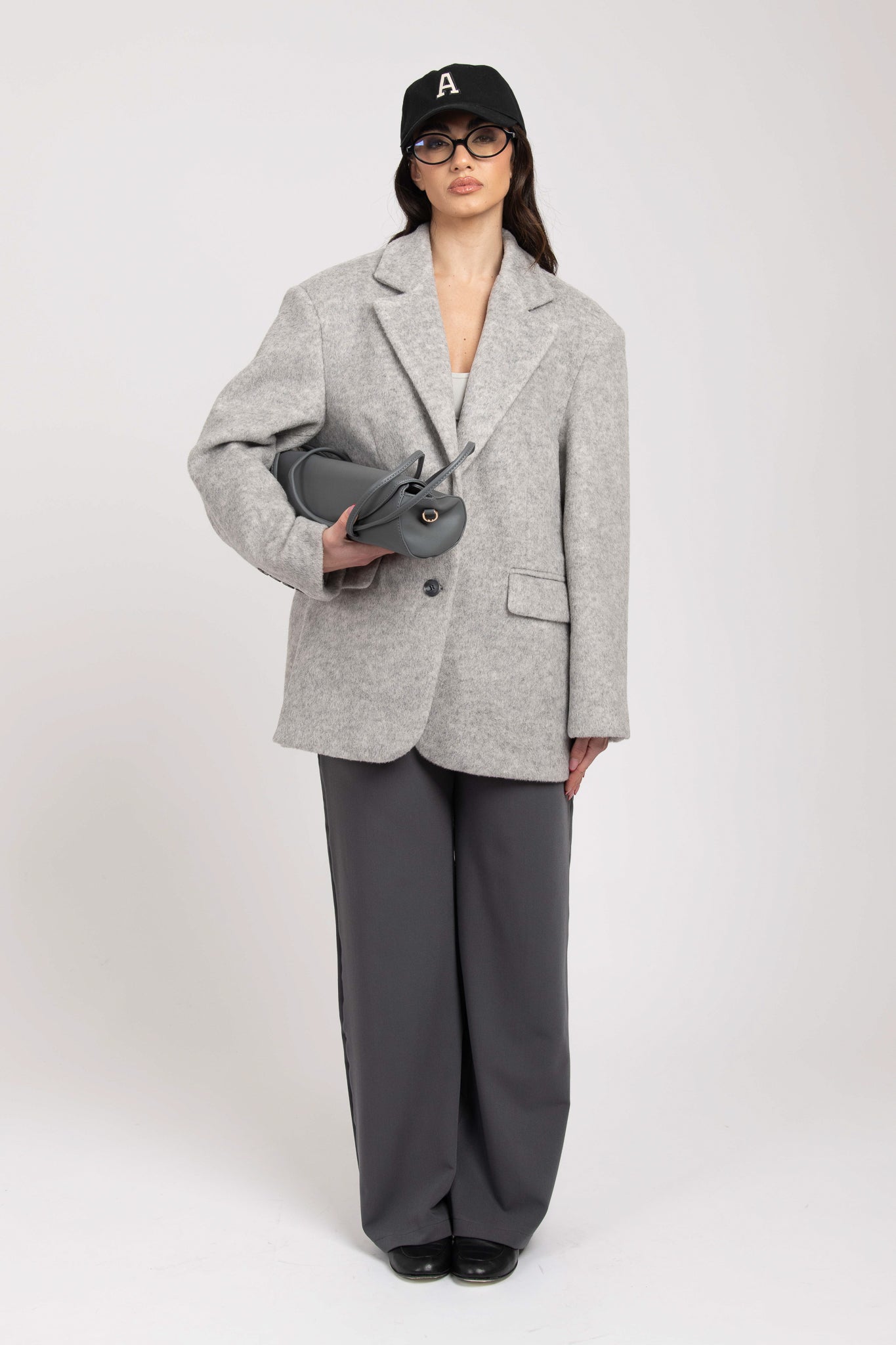 Blazer/Cappotto ‘15%LANA’ BY LUMINA Grigio Chiaro