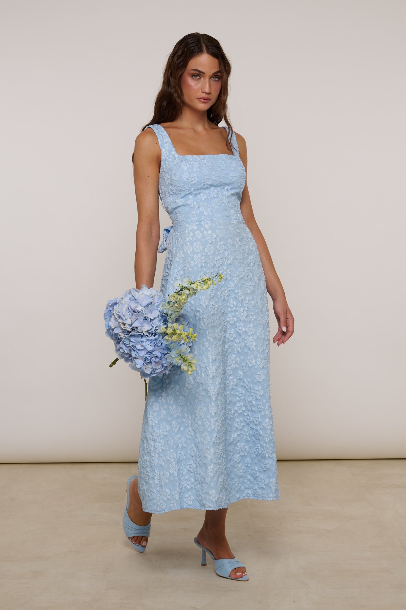 Abito ‘MINI FIORI’ Azzurro