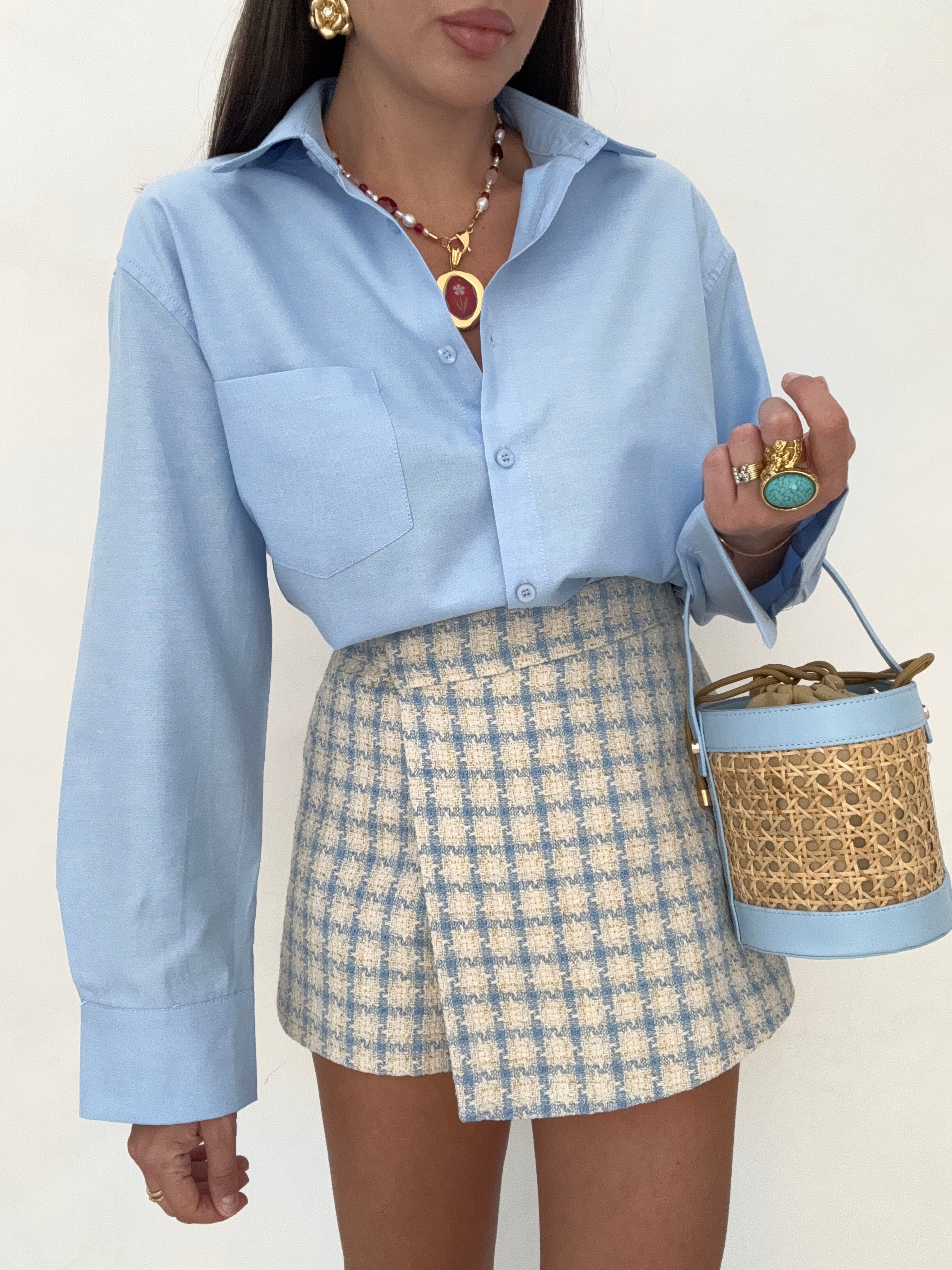 Gonna/Pantaloncino in ‘TWEED’ by Lumina Azzurra