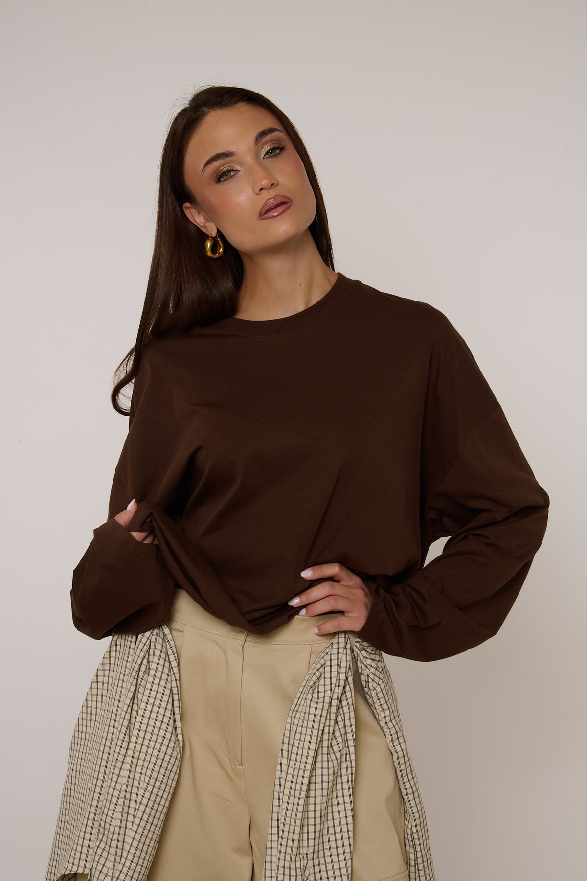 Maglia ‘OVERSIZE’ 100% COTONE By Lumina Cacao