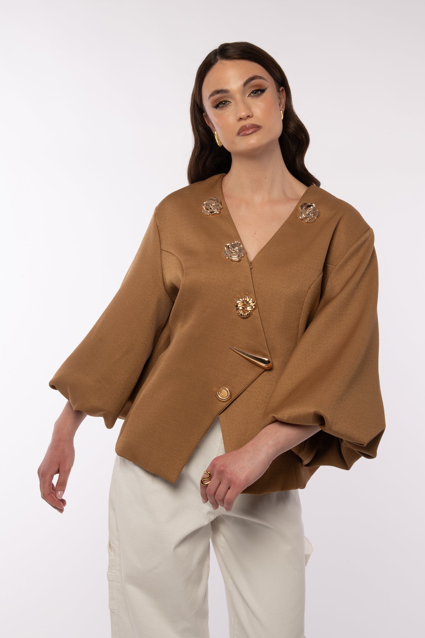 Giacca ‘BOTTONI ORO’ Camel