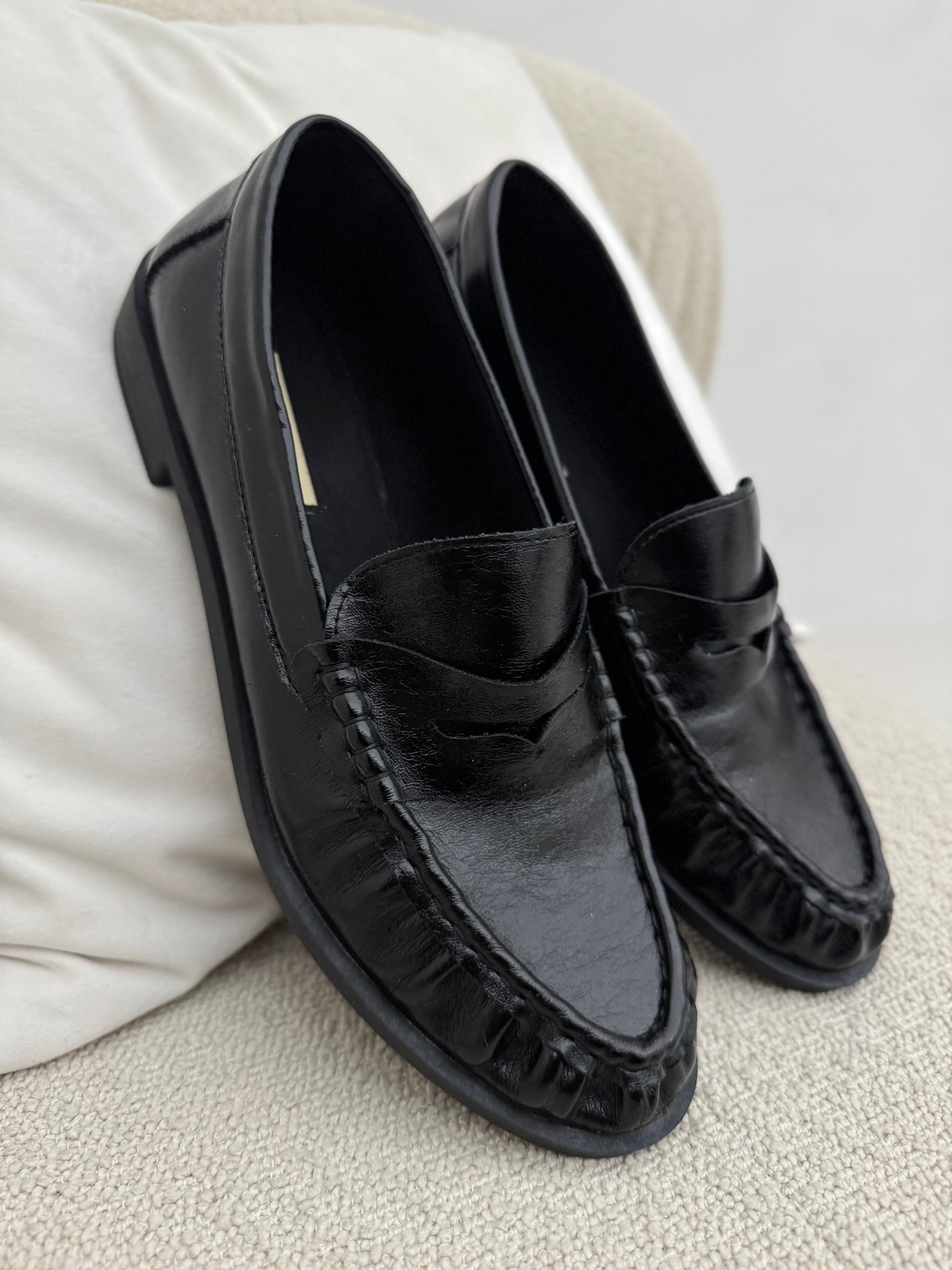 Mocassino ‘ ECOPELLE CORINA’ Nero