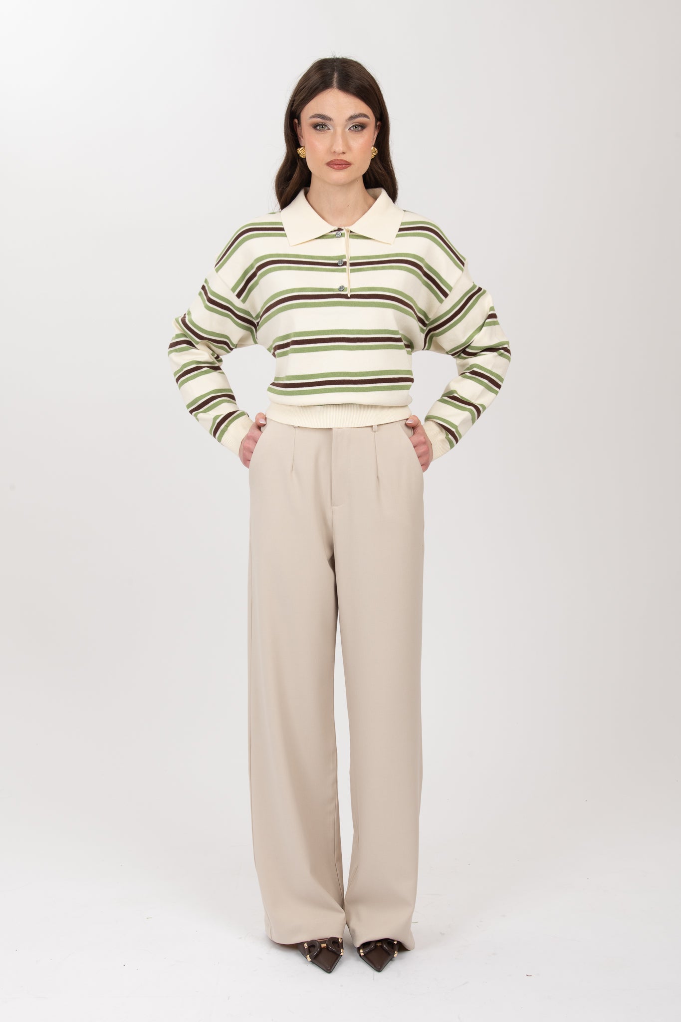 Pantalone ‘AMOUR’ Panna