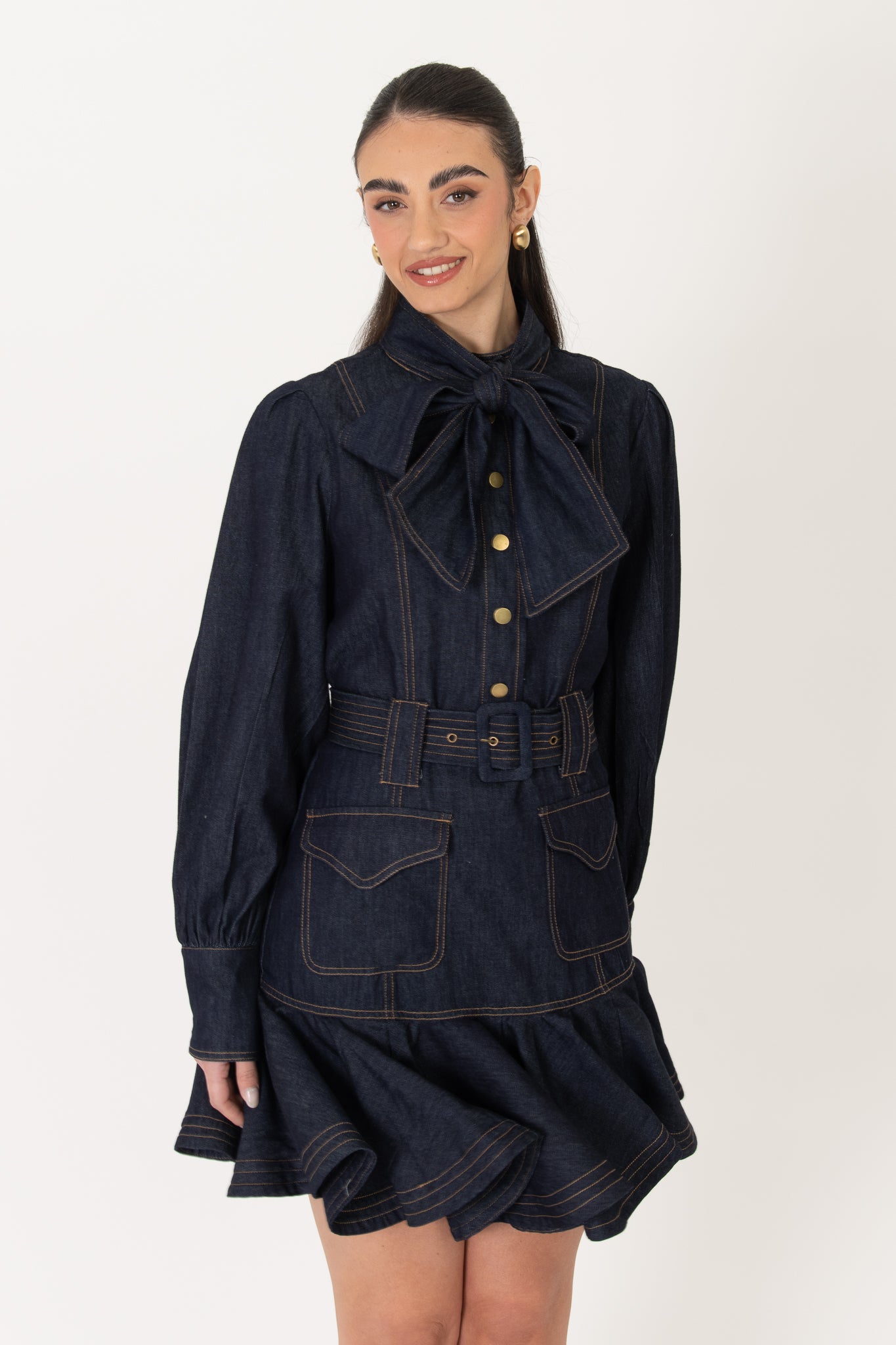 Abito ‘DENIM CON CINTURA’ Lavaggio Zero