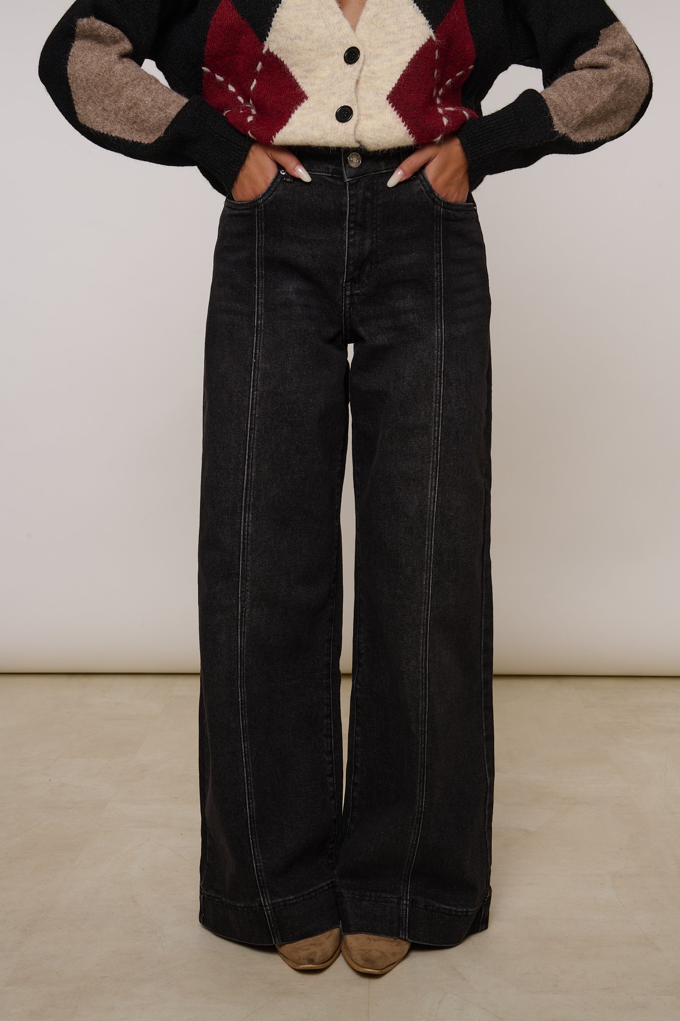 Jeans ‘MISS’ Denim Nero