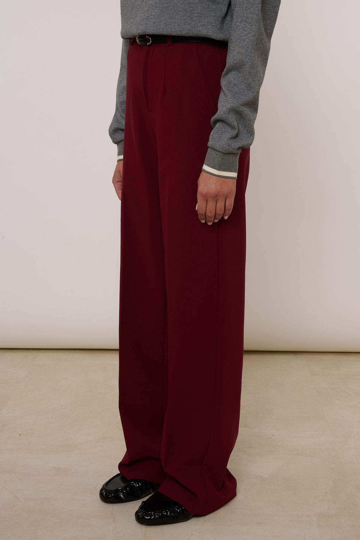 Pantalone ‘GANCETTO AMOUR’ Bordeaux