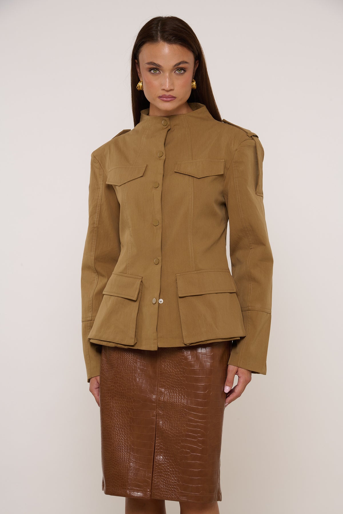 Giacca ‘TASCONI’ 100% COTONE Camel