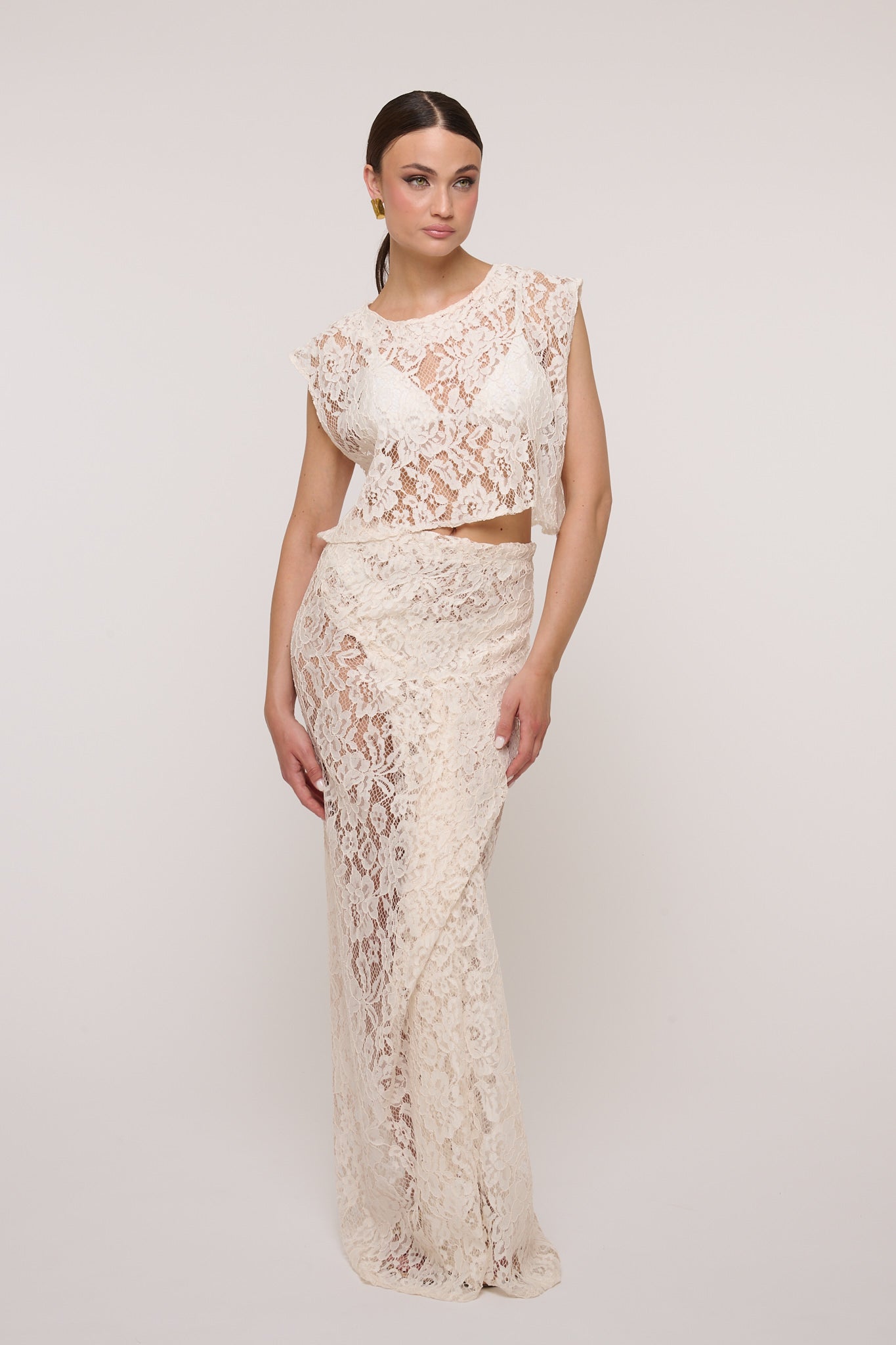 Coordinato ‘IN PIZZO’ Panna