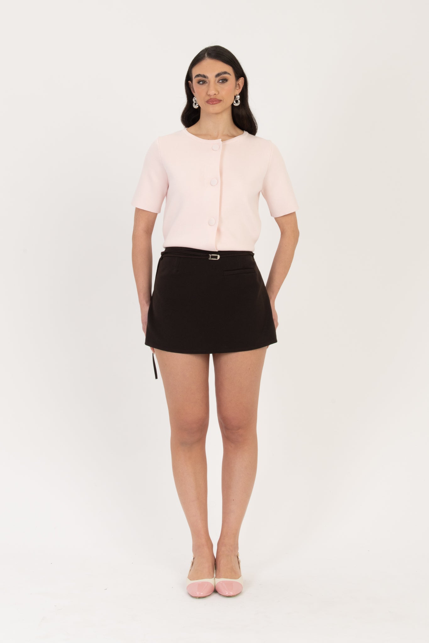 Gonna/Pantaloncino ‘CINTURINO’ Cacao Scuro