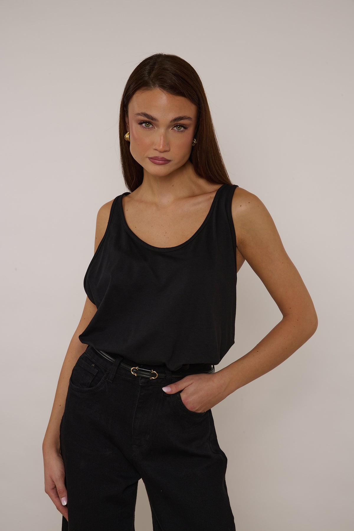 Canotta ‘100% COTONE’ Nera