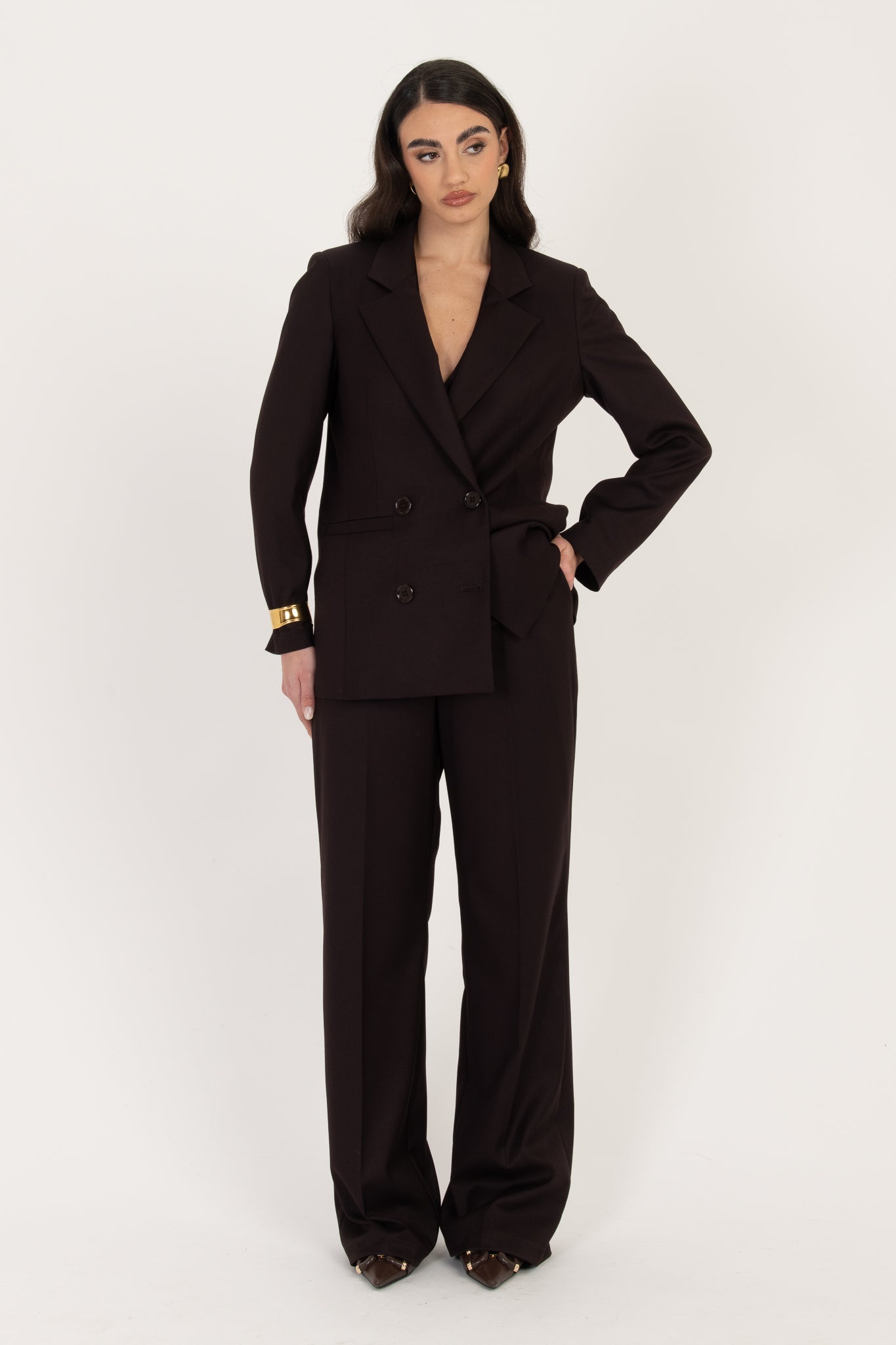 Pantalone ‘ICONIC 3&33’ Cacao Scuro