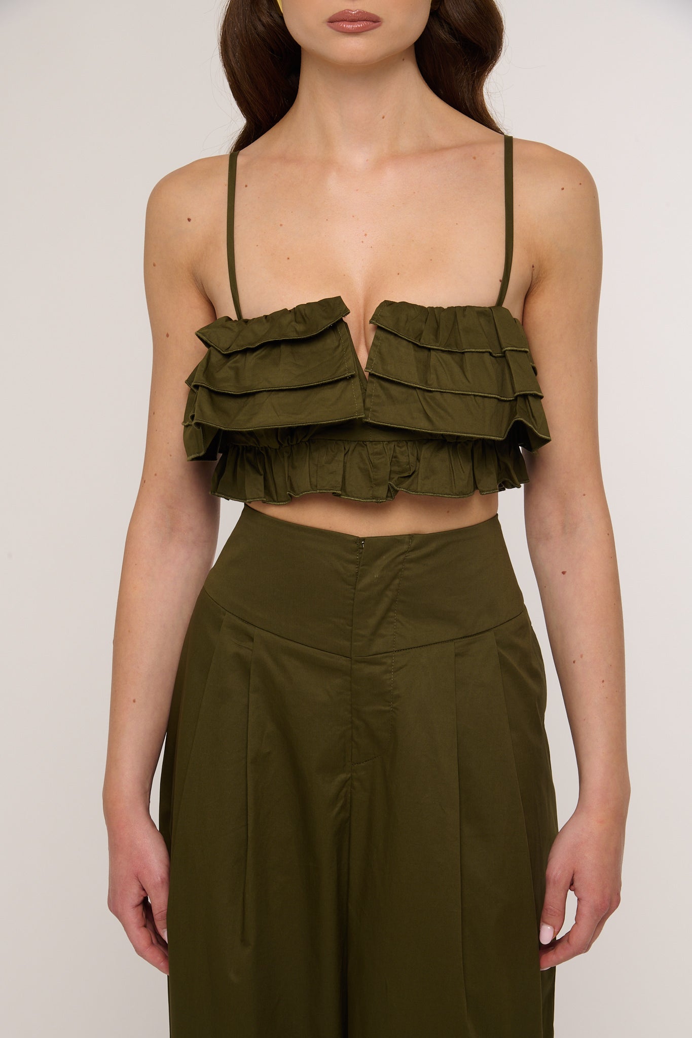 Pantalone ‘VITA ALTA’ By Lumina Verde Militare