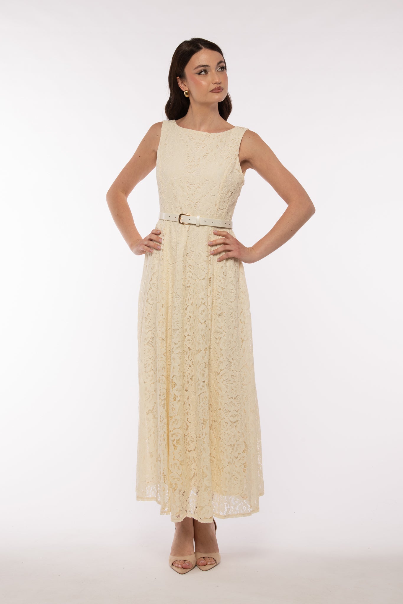 Abito ‘PIZZO 2.0’ Beige