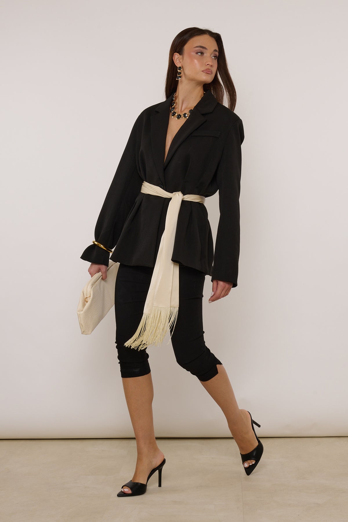 Blazer ‘AVVITATO’ By Lumina Nero