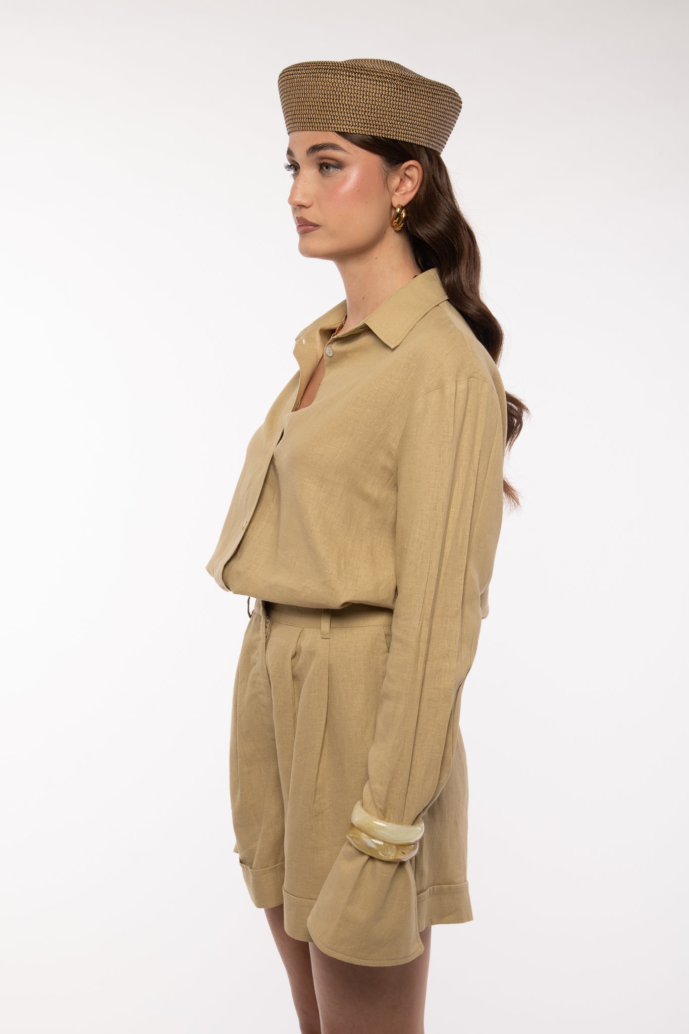 Coordinato ‘55%LINO’ ‘3&33’ Beige
