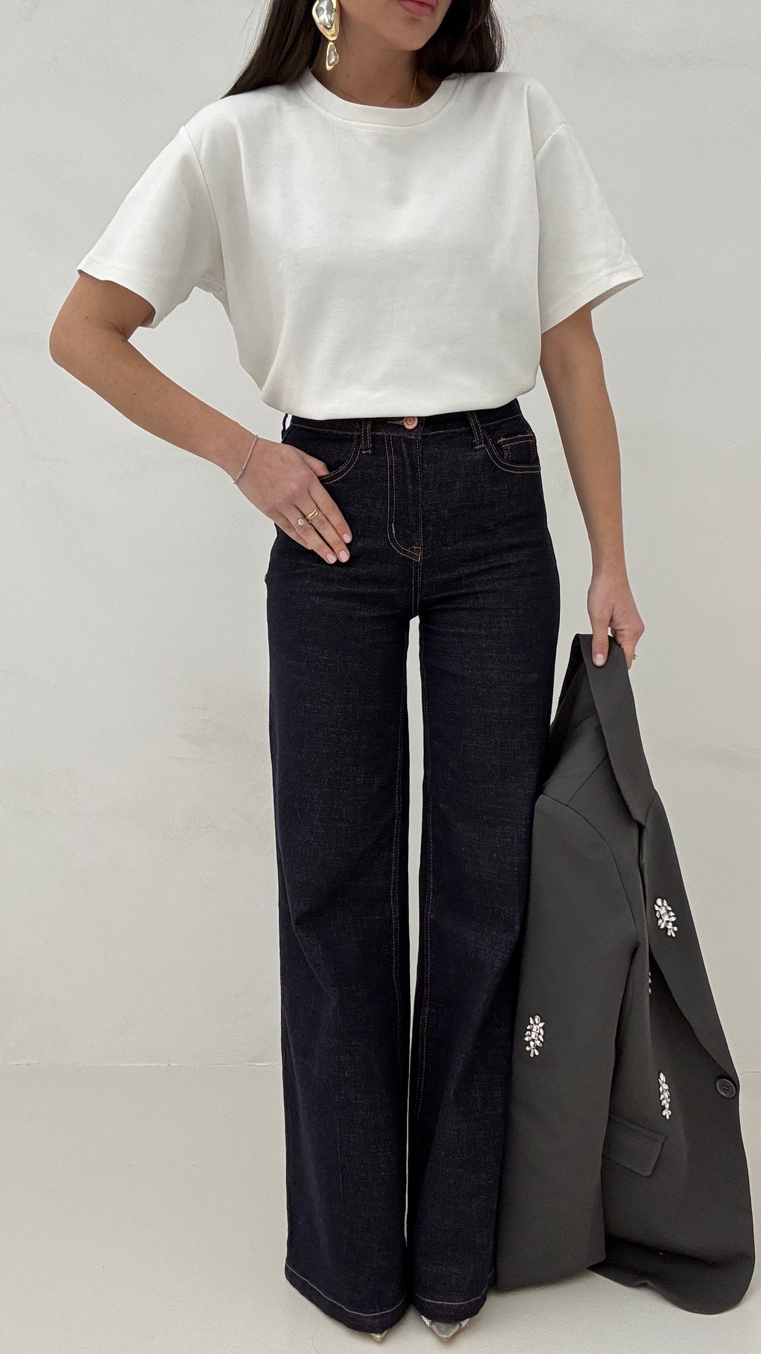 Jeans ‘KATE 2.0’ WIDE LEG lavaggio zero