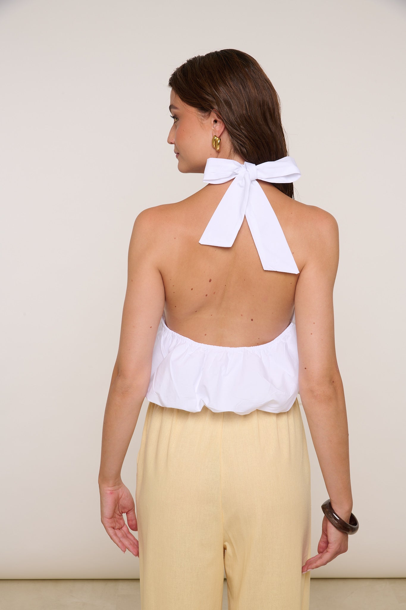 Top ‘MADREPERLA’  Bianco