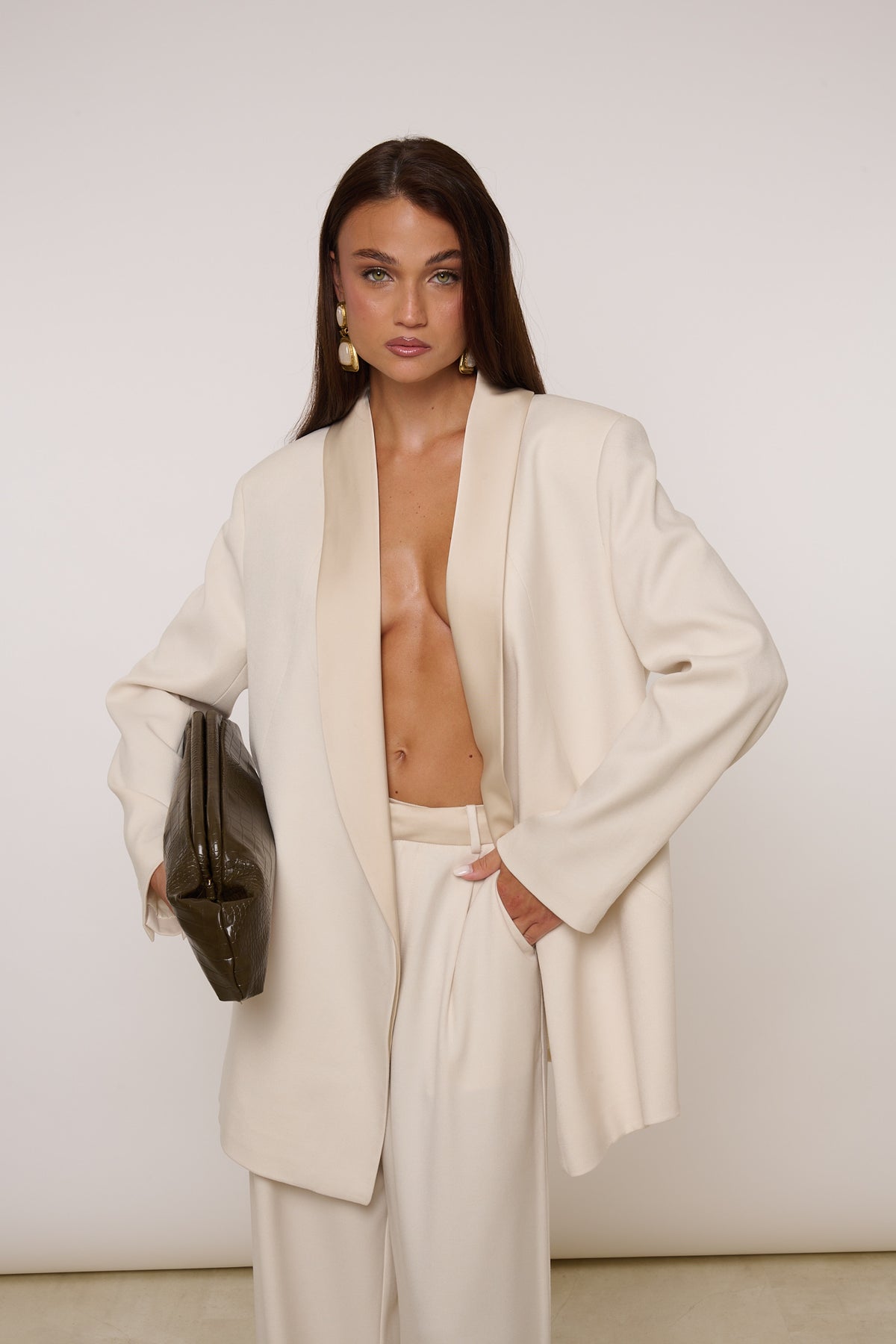 Blazer ‘BAVERO IN RASO’ By Lumina Panna