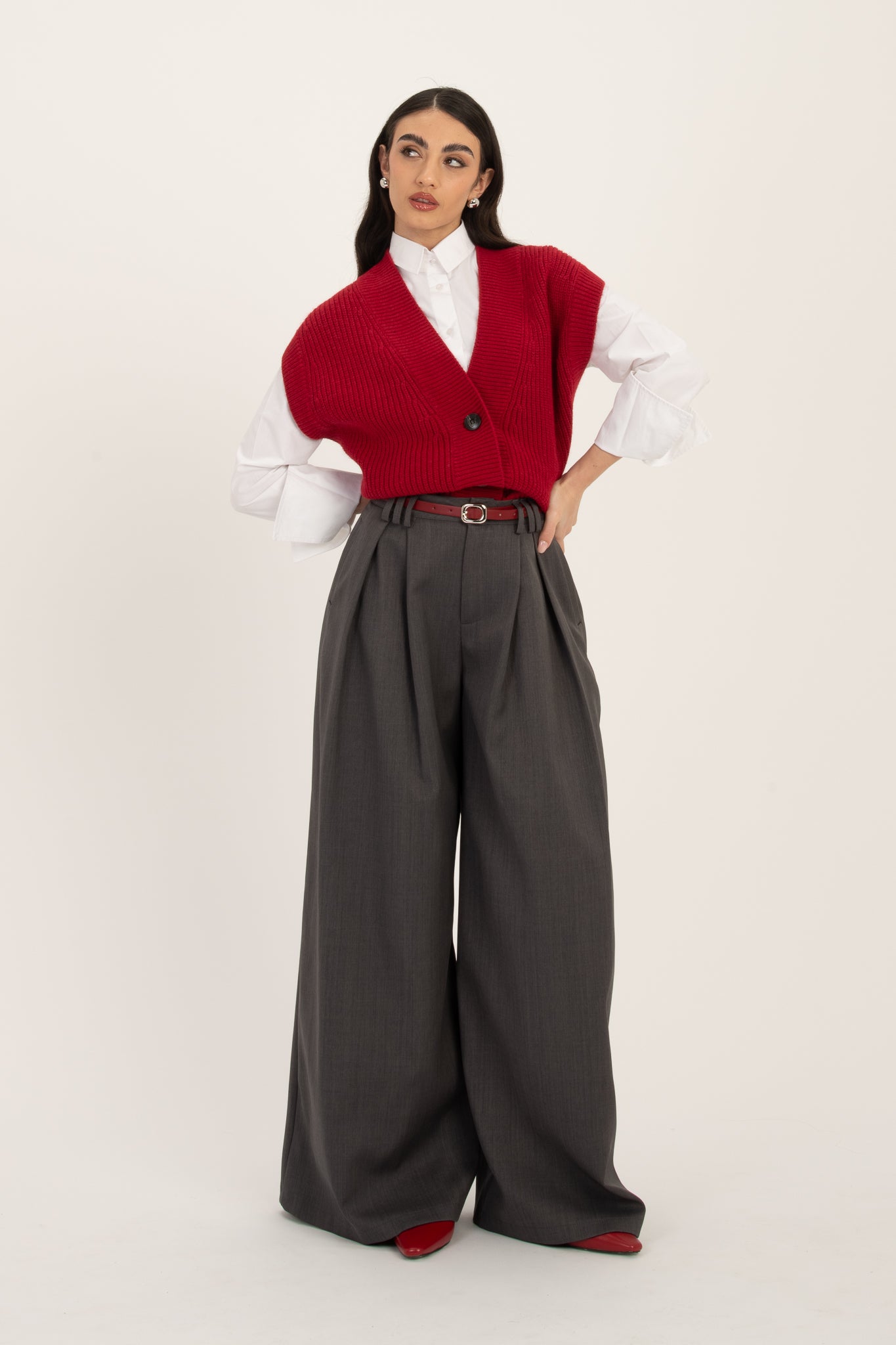 Pantalone ‘MOOD MAN’ con cintura Grigio