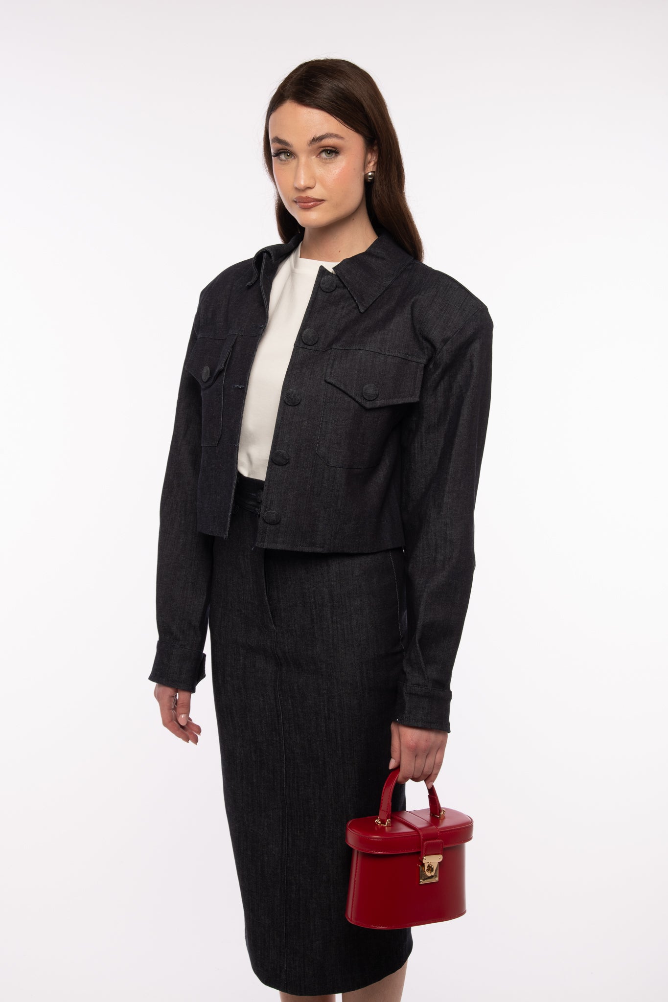 Giacca 3&33 ‘EFFETTO DENIM’