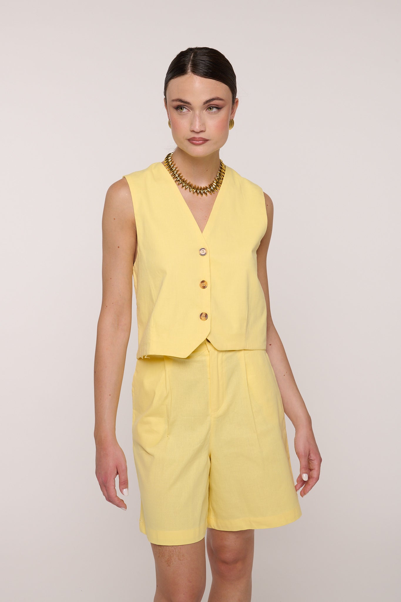 Coordinato ‘97% COTONE’ Giallo