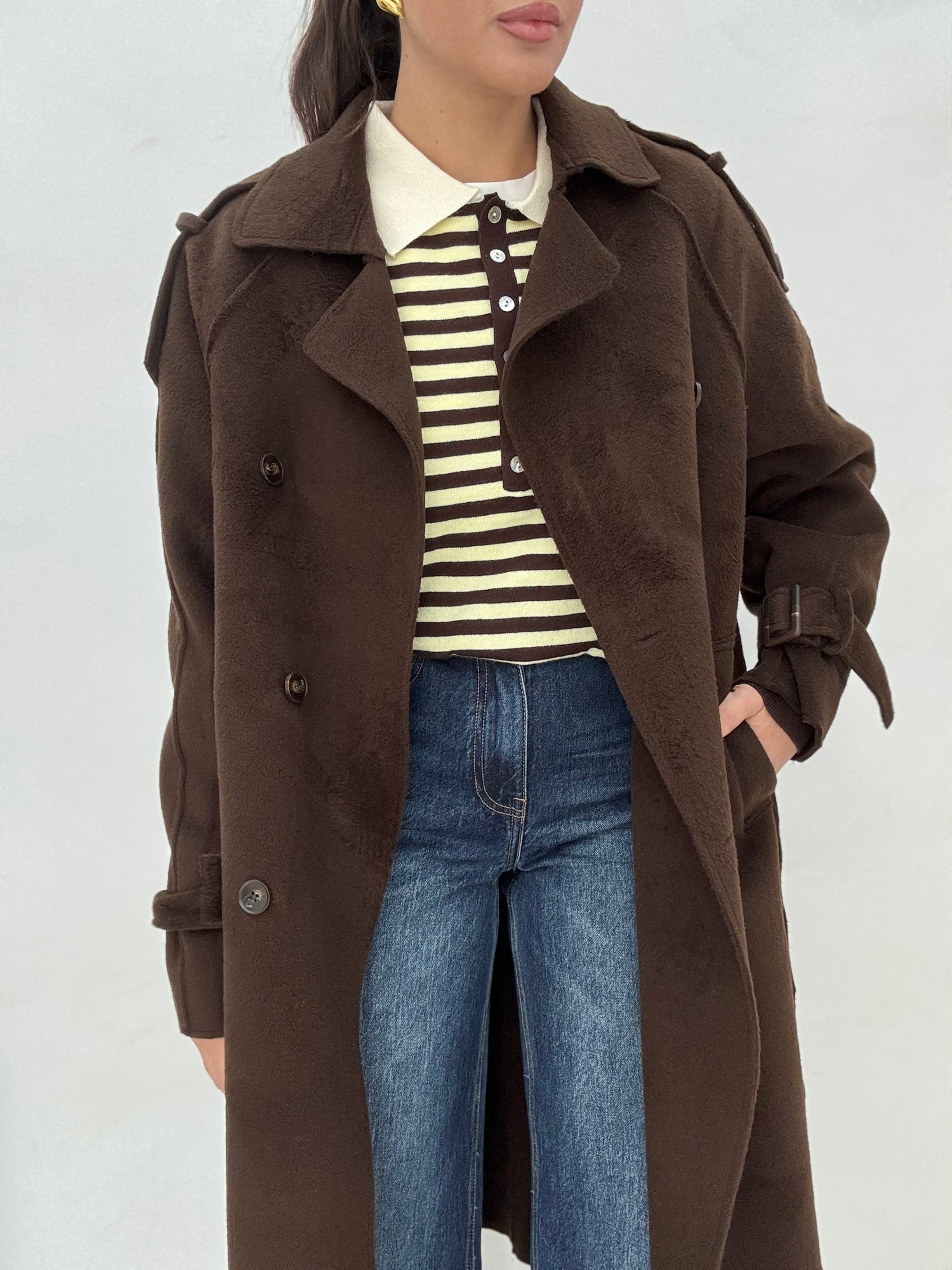 Trench/Cappotto Cacao