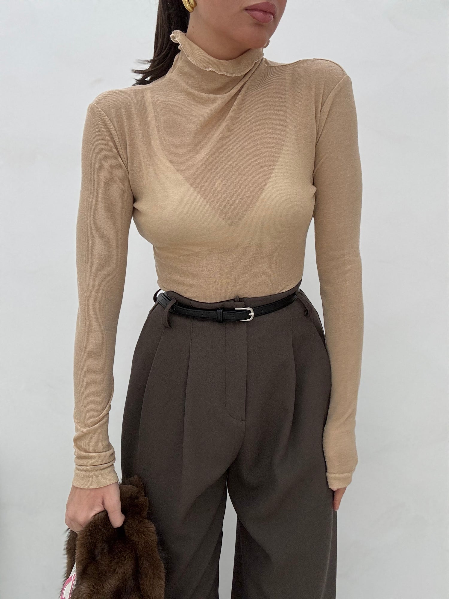 Maglia ‘BASIC ULTRALIGHT’ 75%COTONE Beige