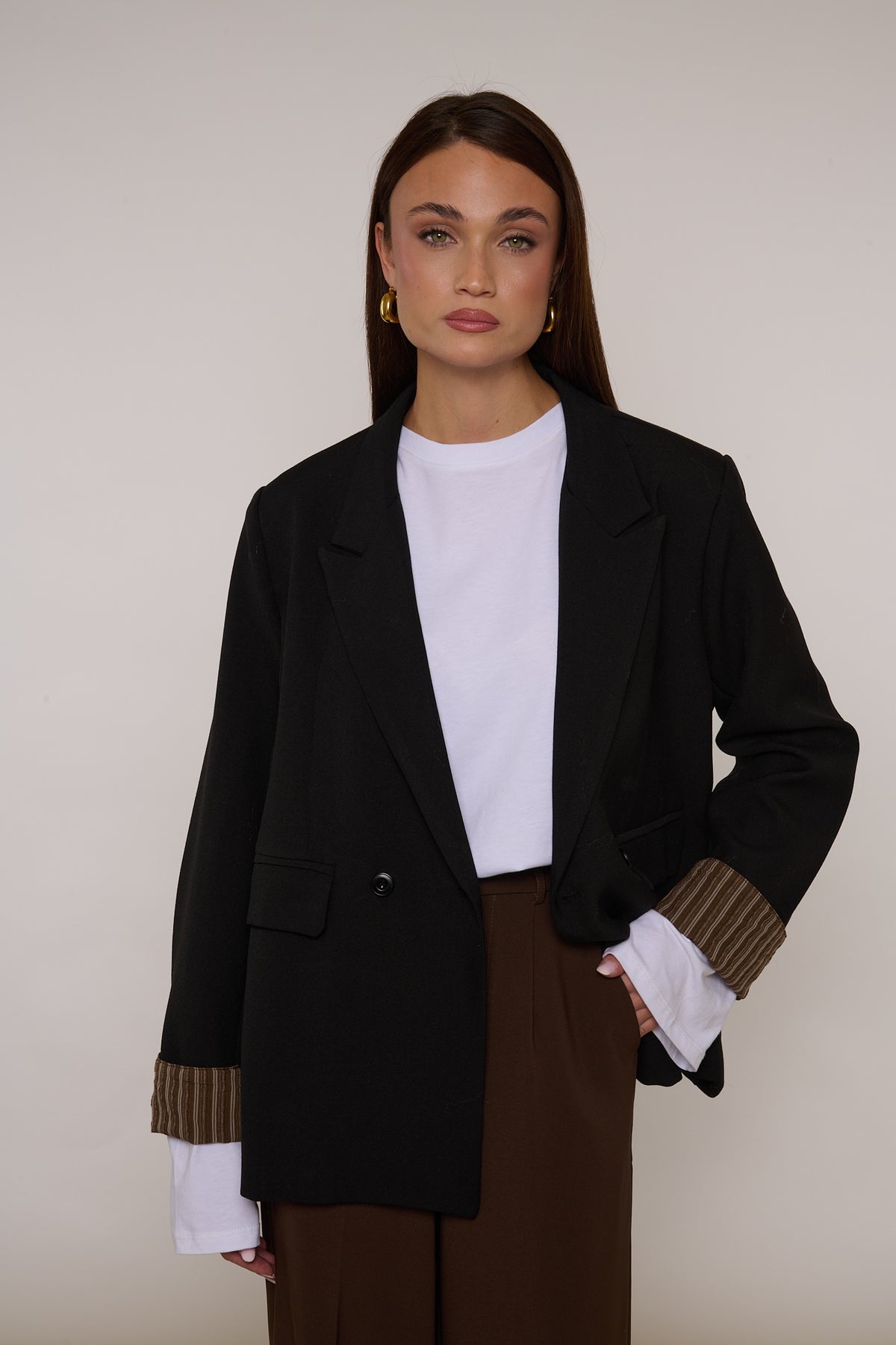 Blazer ‘80% COTONE’ Nero