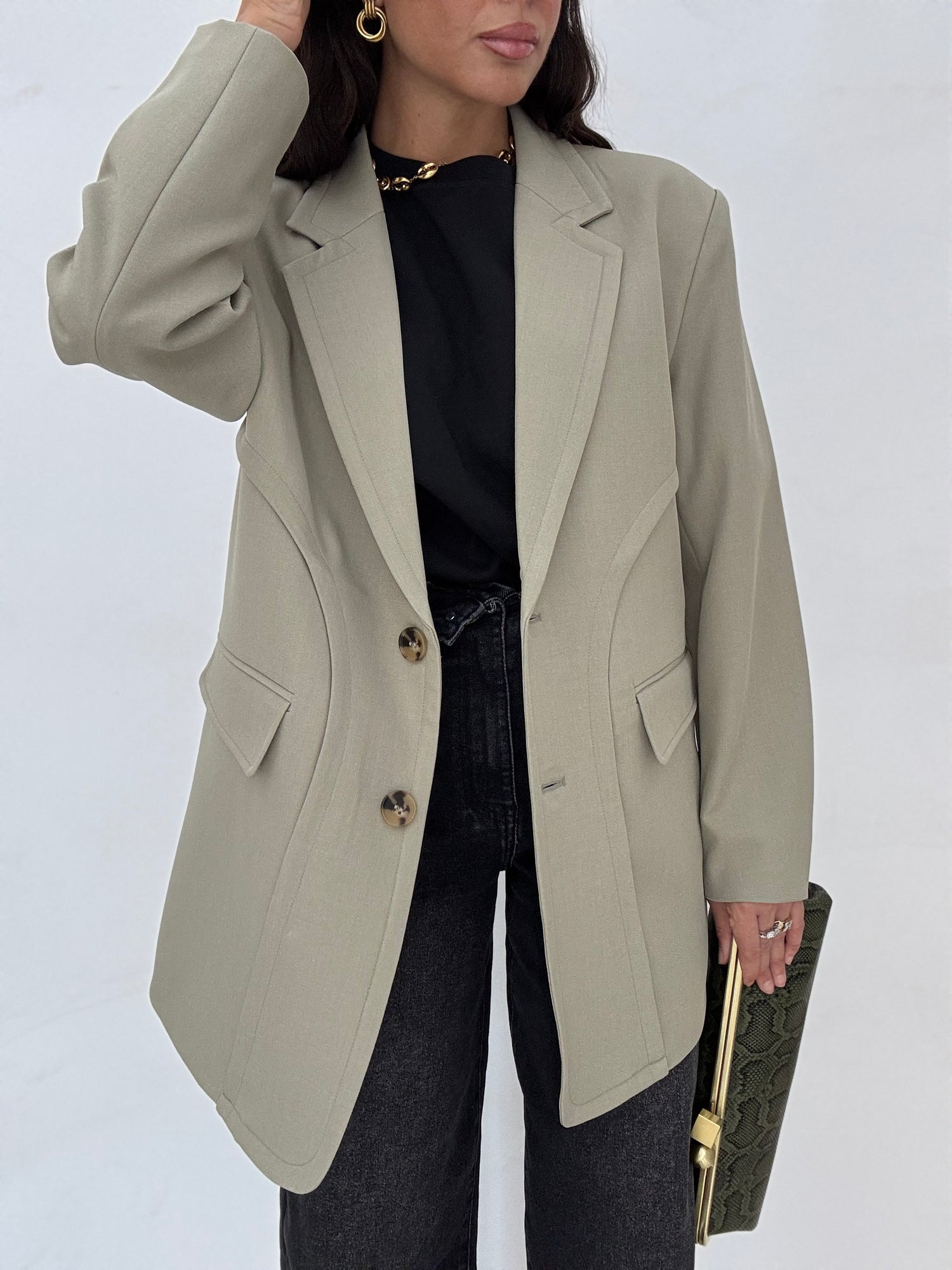 Blazer ‘STRUTTURATO’ Verde Militare